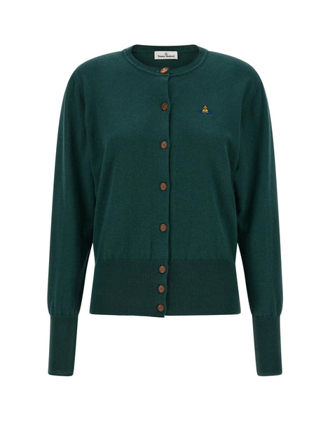 Vivienne Westwood ダークグリーン ニット L Vivienne Westwood Bea Cardigan | Sendegaro