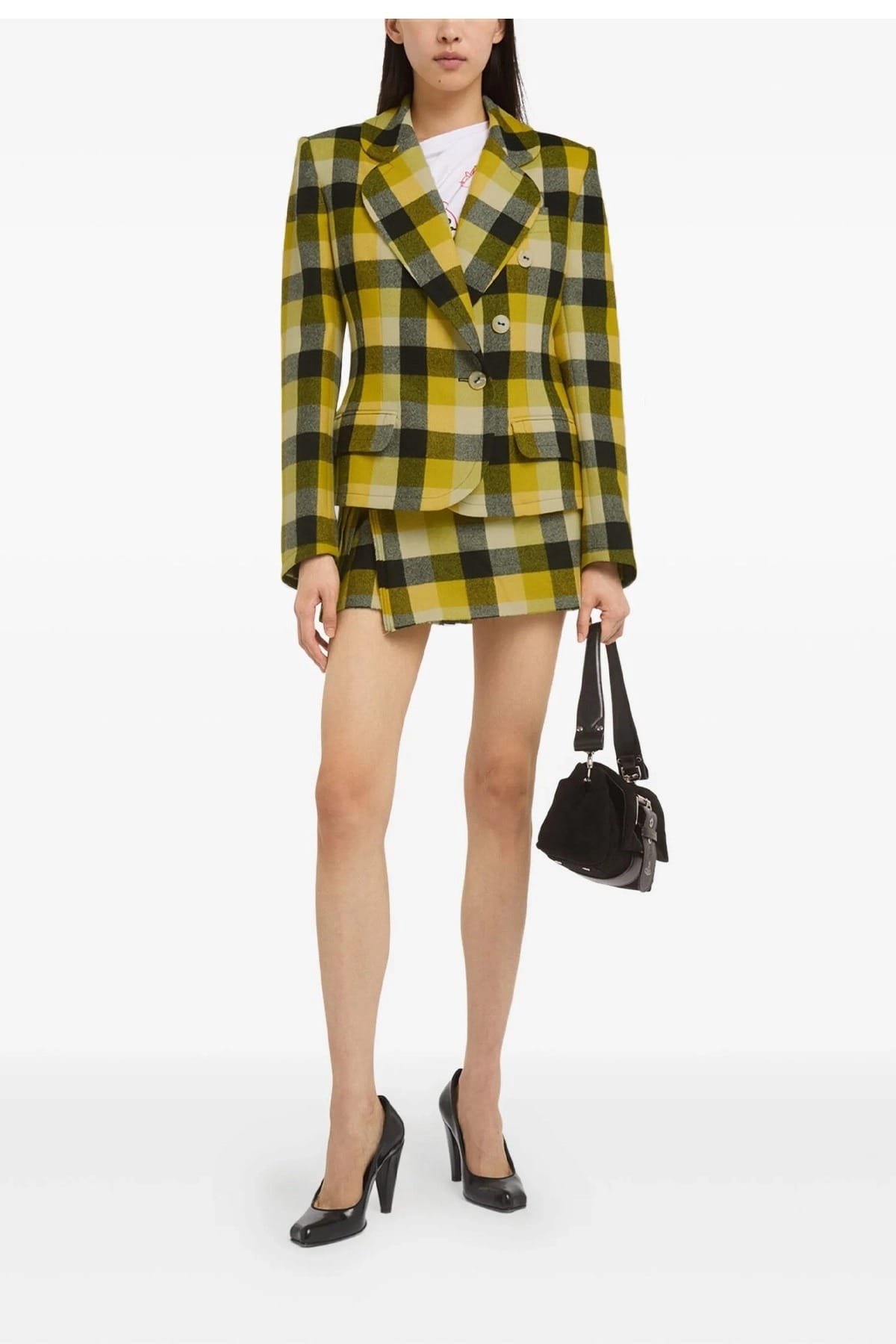 Vivienne Westwood Georgia Pixel Check Blazer - alternate view