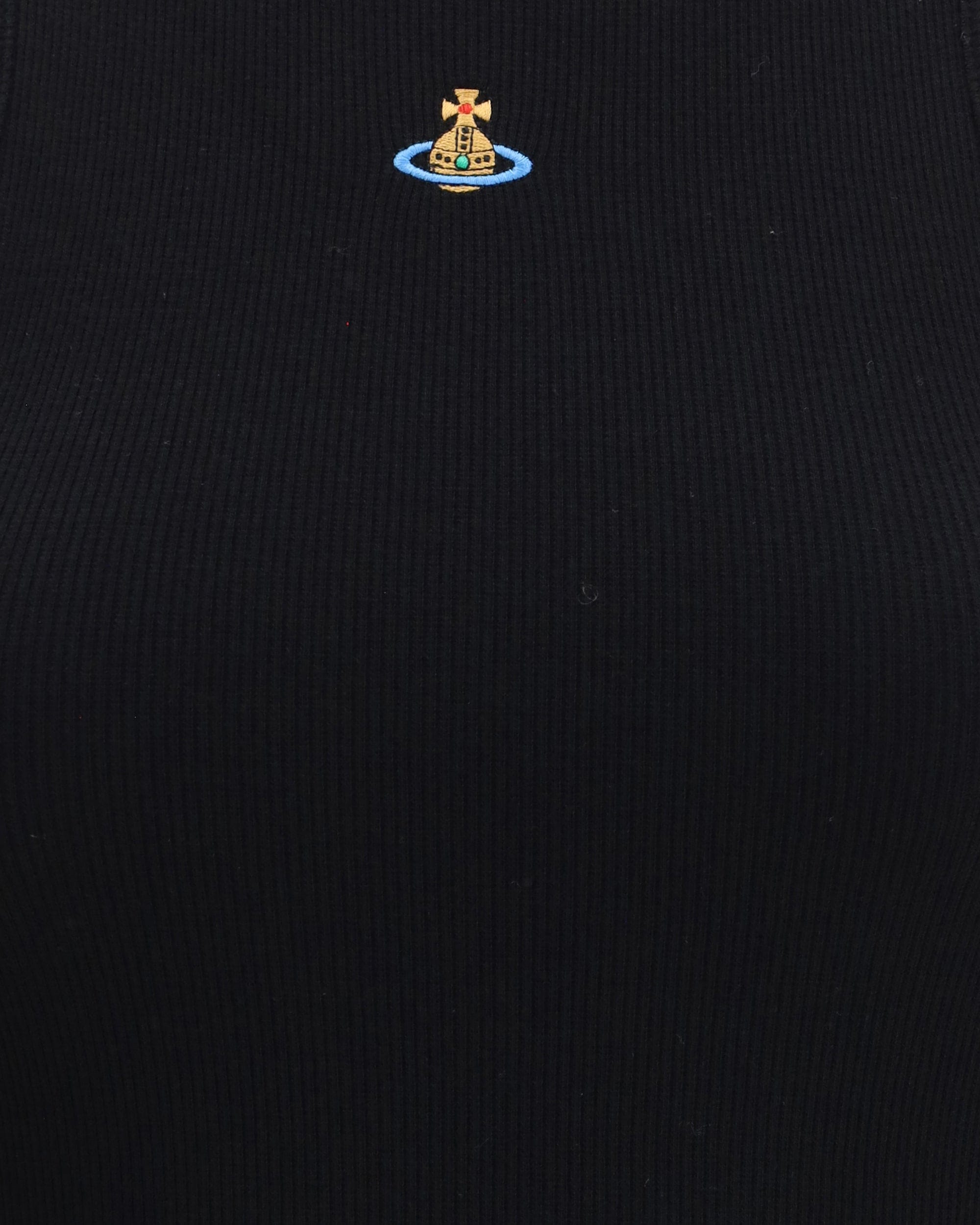 Vivienne Westwood Logo Tank Top With Ribbed Design | Sendegaro AU