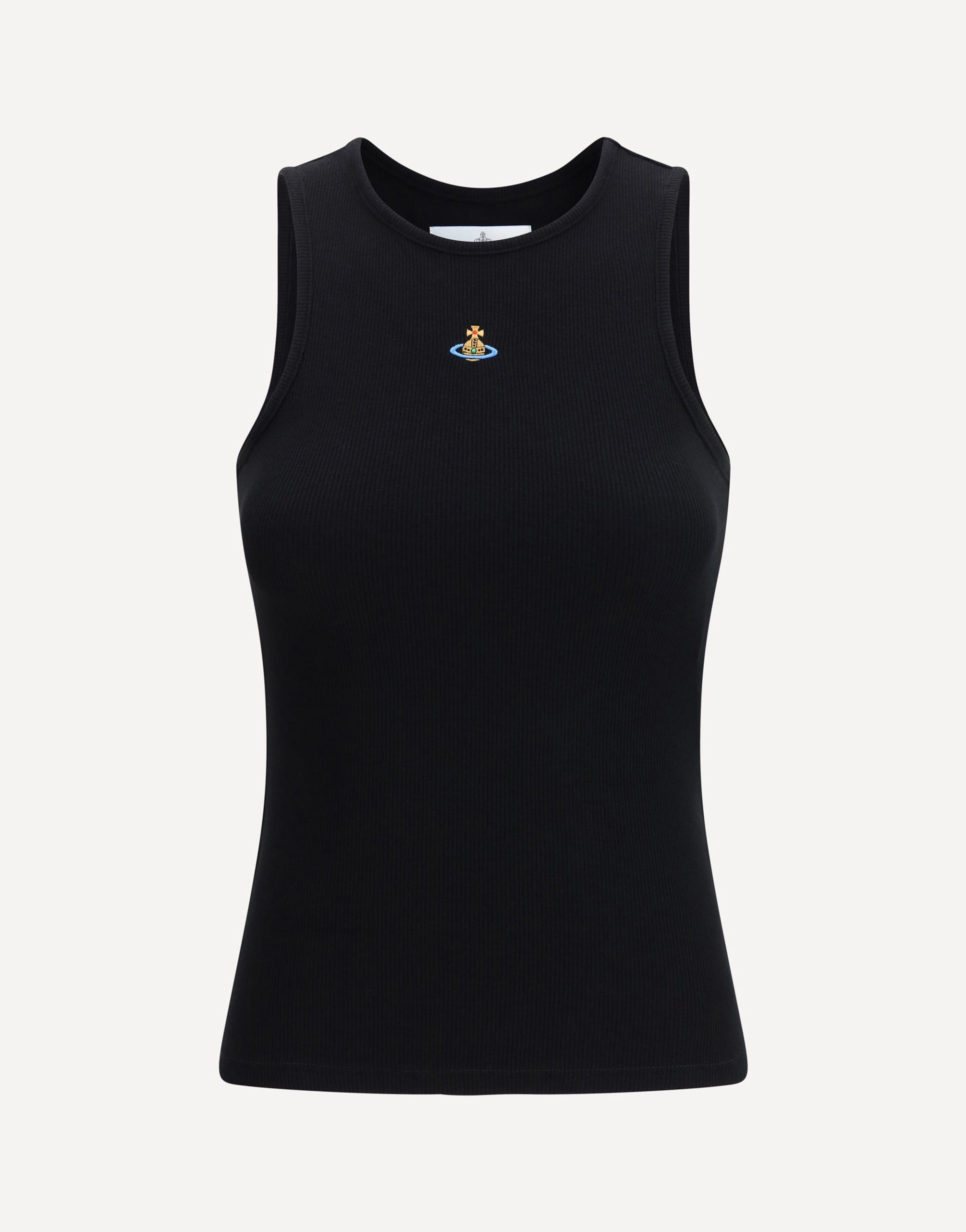 Vivienne Westwood Logo Tank Top With Ribbed Design