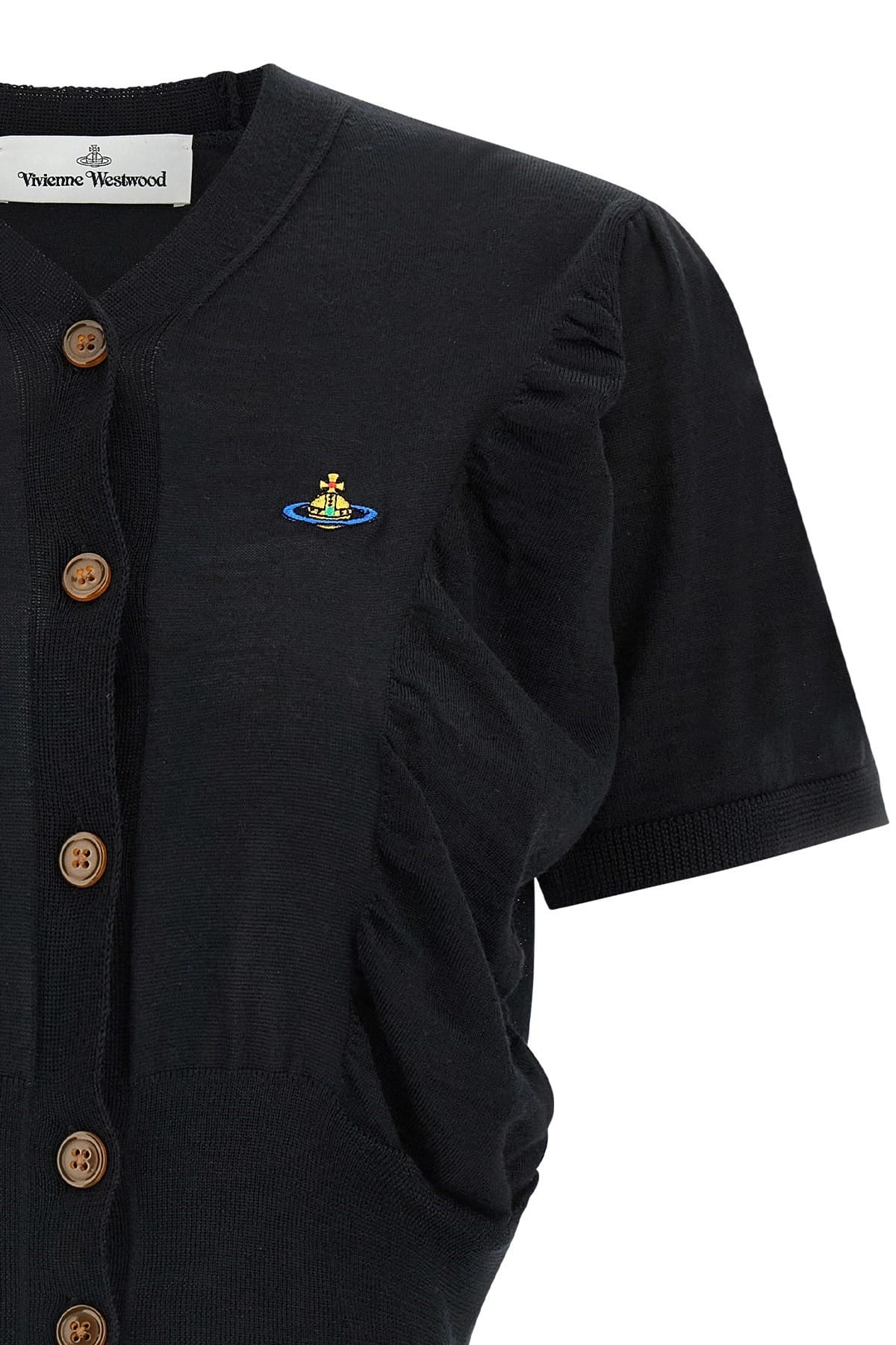 Vivienne Westwood Vivienne Westwood Pamela Draped V-Neck Sweater