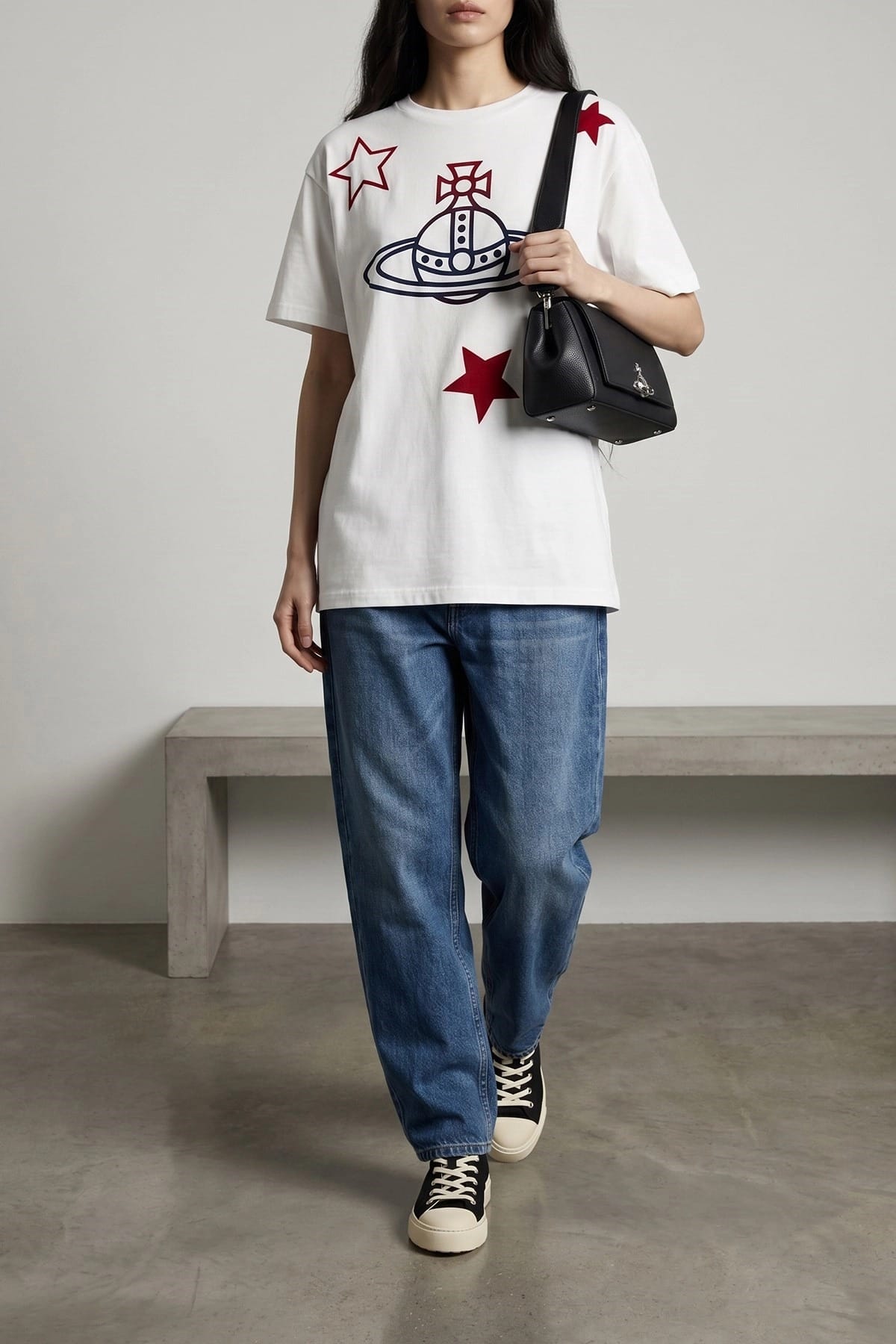 Vivienne Westwood Plimsoll High-Top Sneakers | Sendegaro