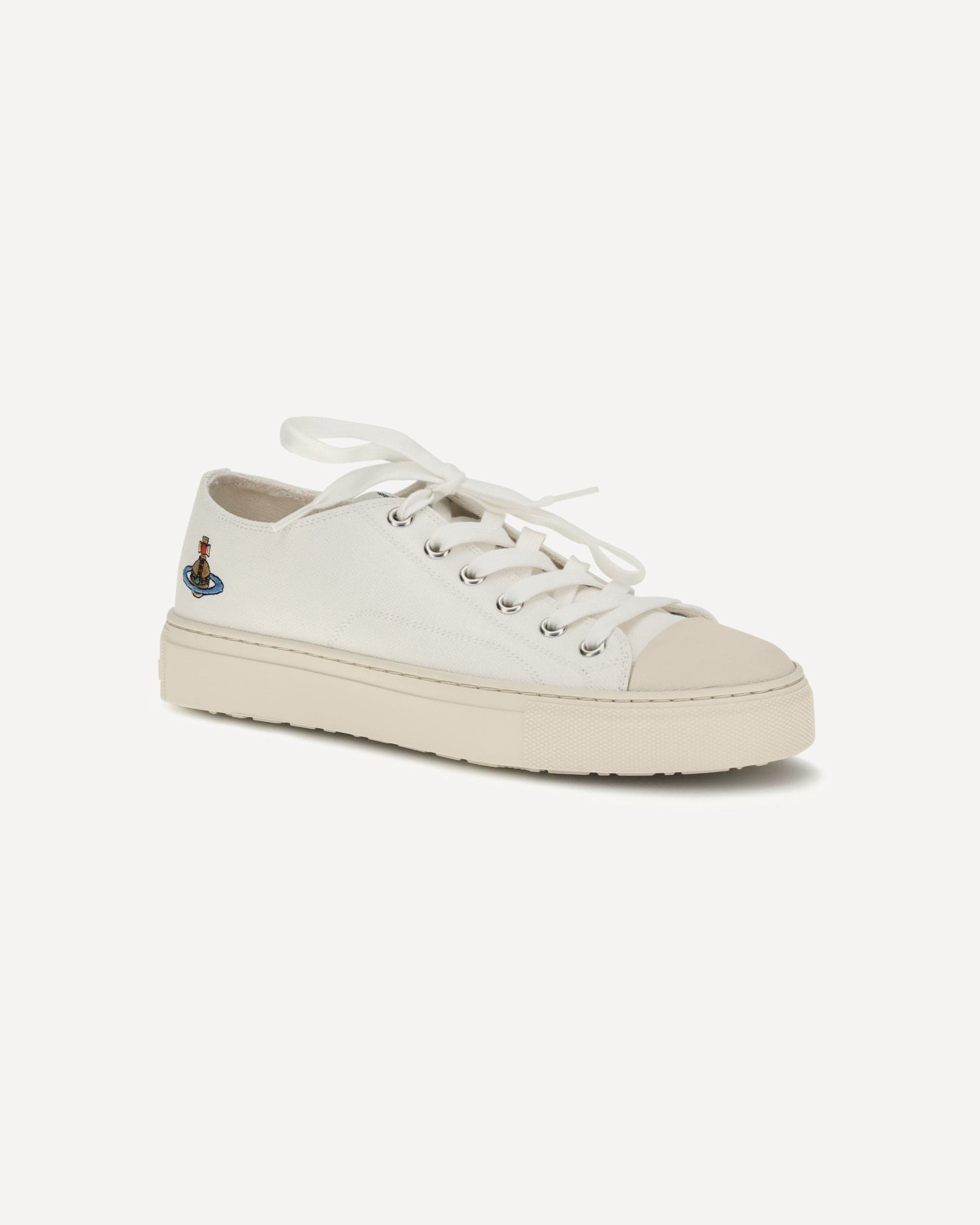 Vivienne Westwood Plimsoll Sneakers Orb Embroidery - alternate view