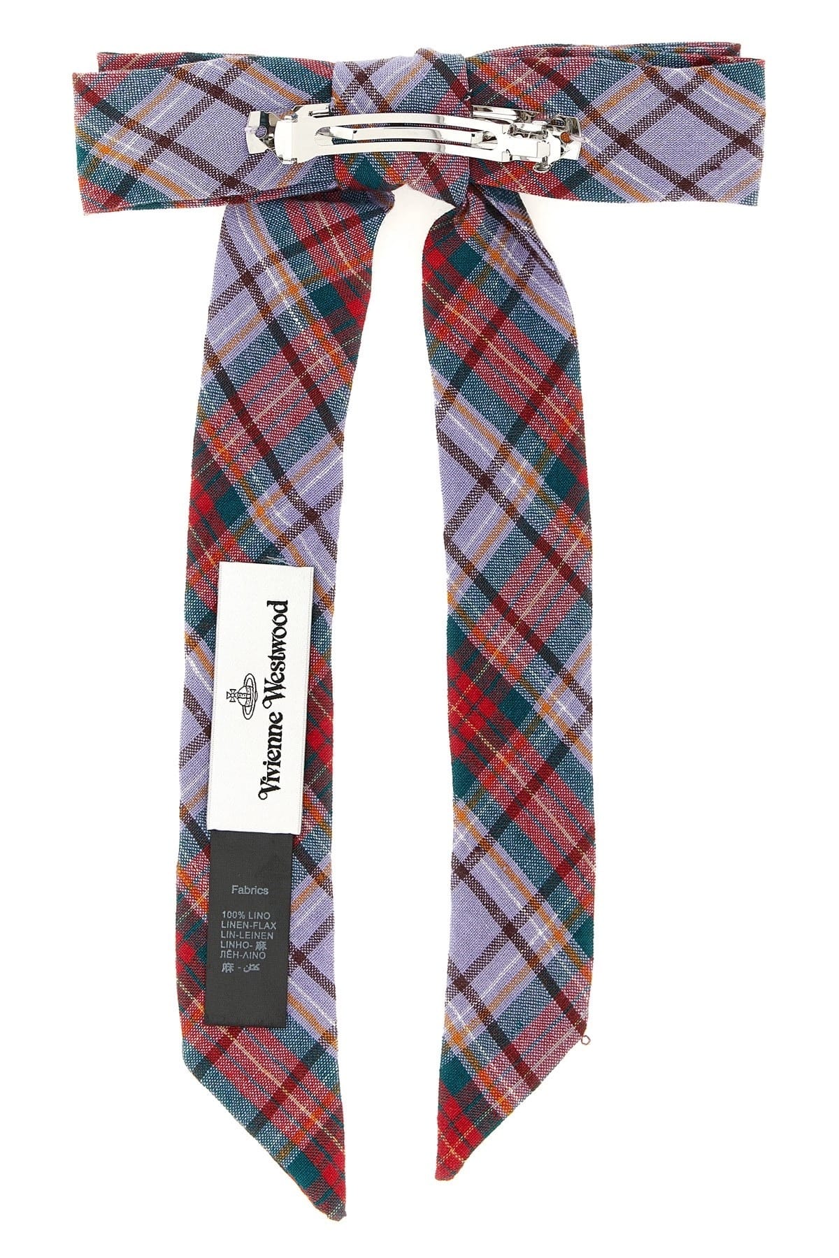 Vivienne Westwood Rtw Haarspange im Tartan-Muster - alternate view