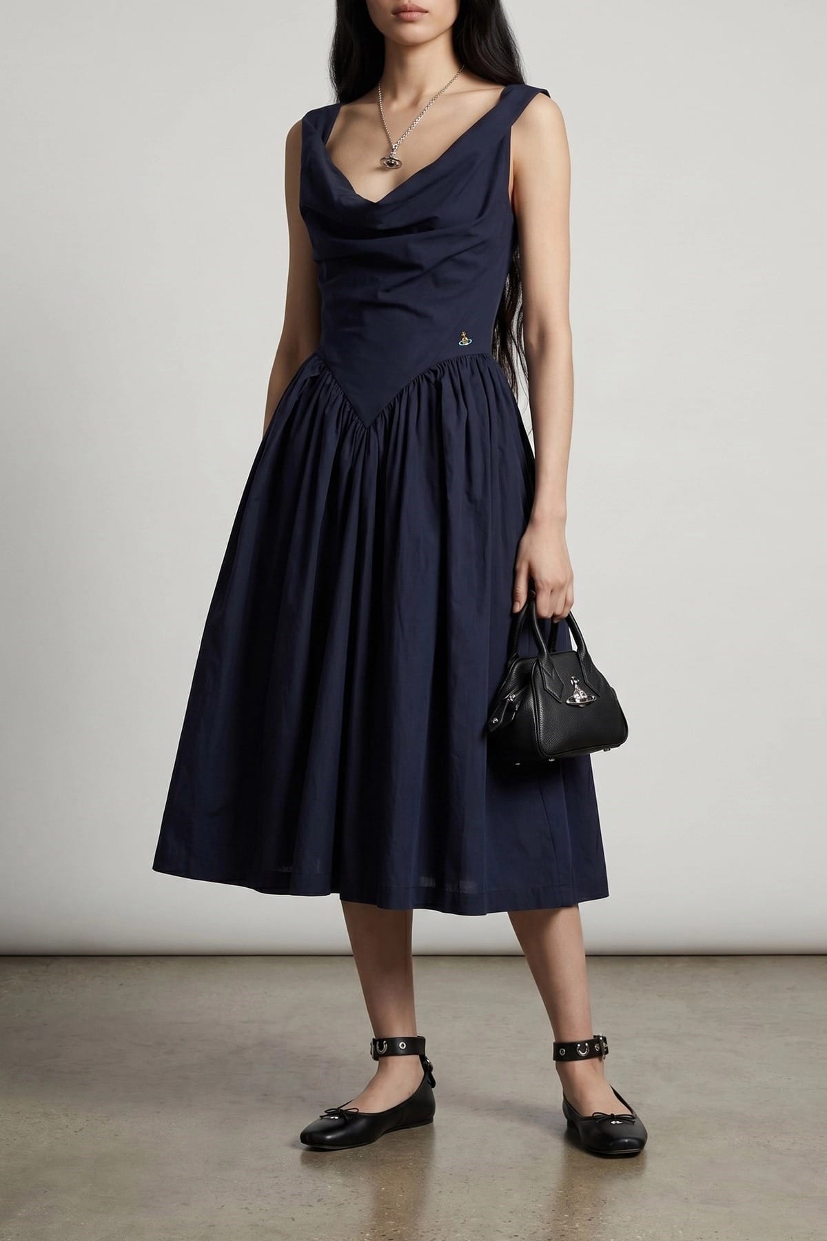 Vivienne Westwood Abito Midi Sunday in Cotone - alternate view