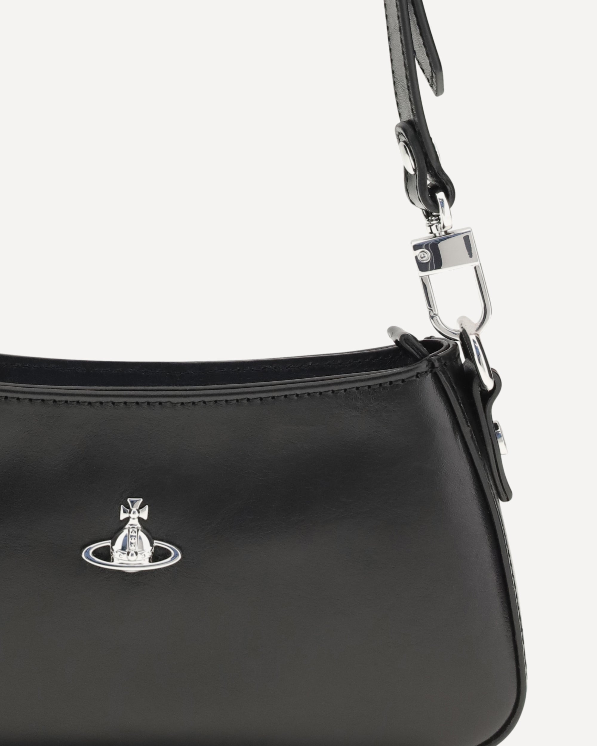 Vivienne Westwood Tasha Shoulder Bag In Hammered Leather