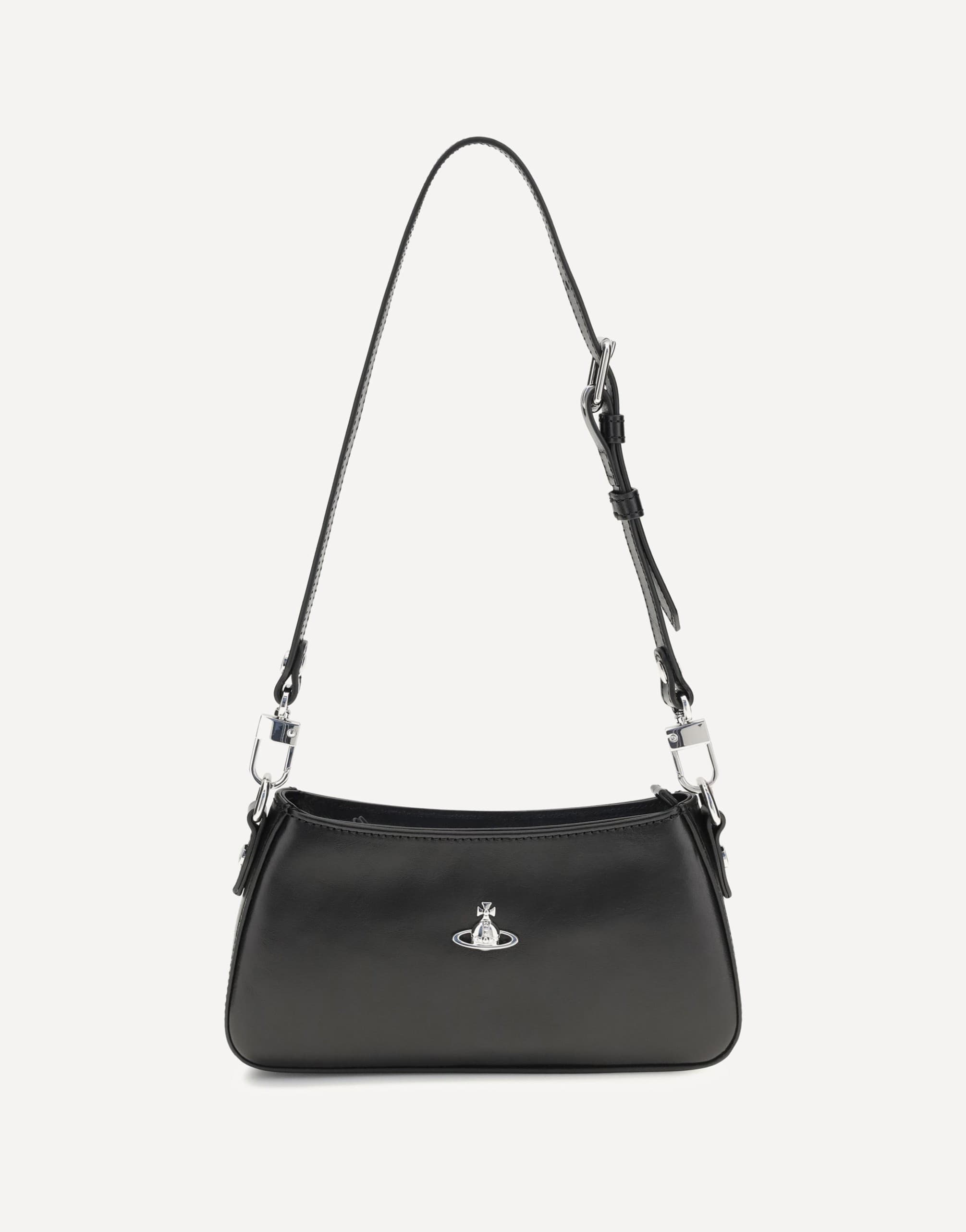 Vivienne Westwood Tasha Shoulder Bag In Hammered Leather