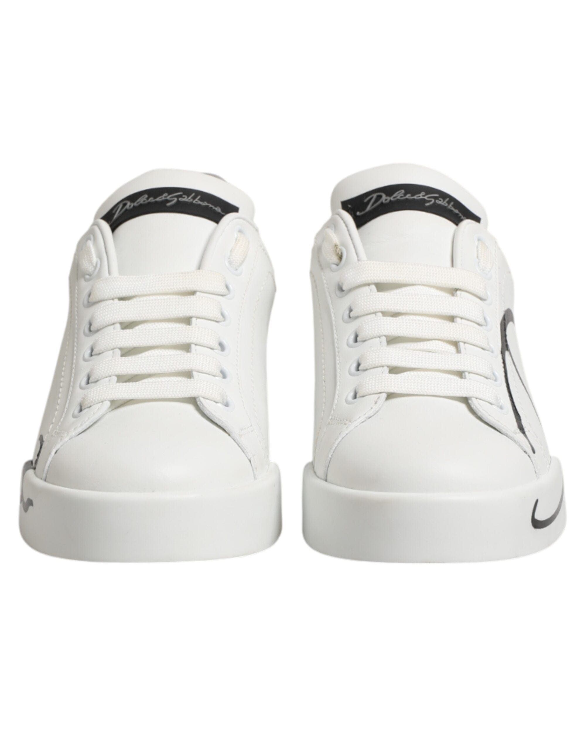 Dolce & Gabbana Portofino Varnished Logo Sneakers | Sendegaro
