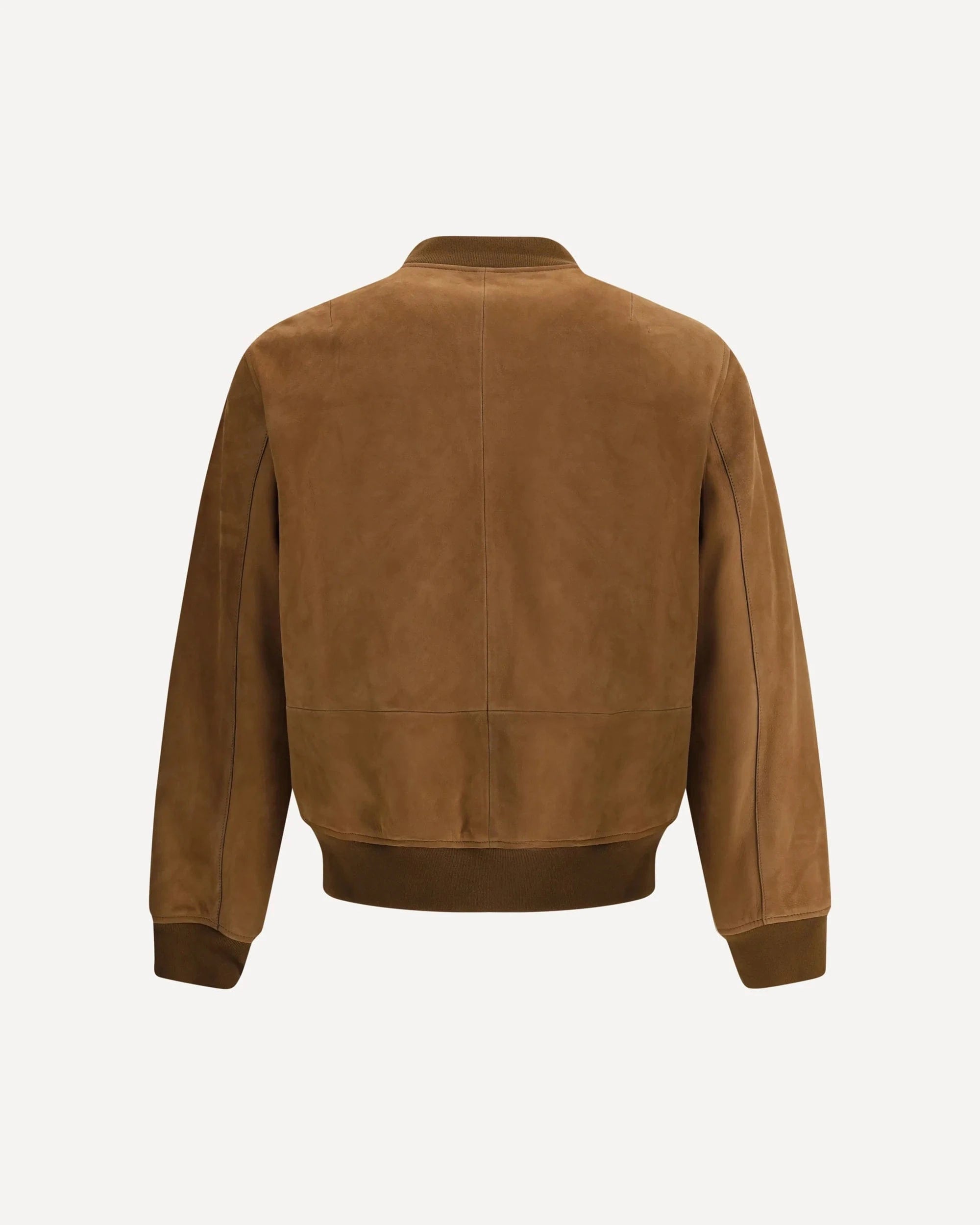 Yves Salomon Suede Leather Varsity Jacket