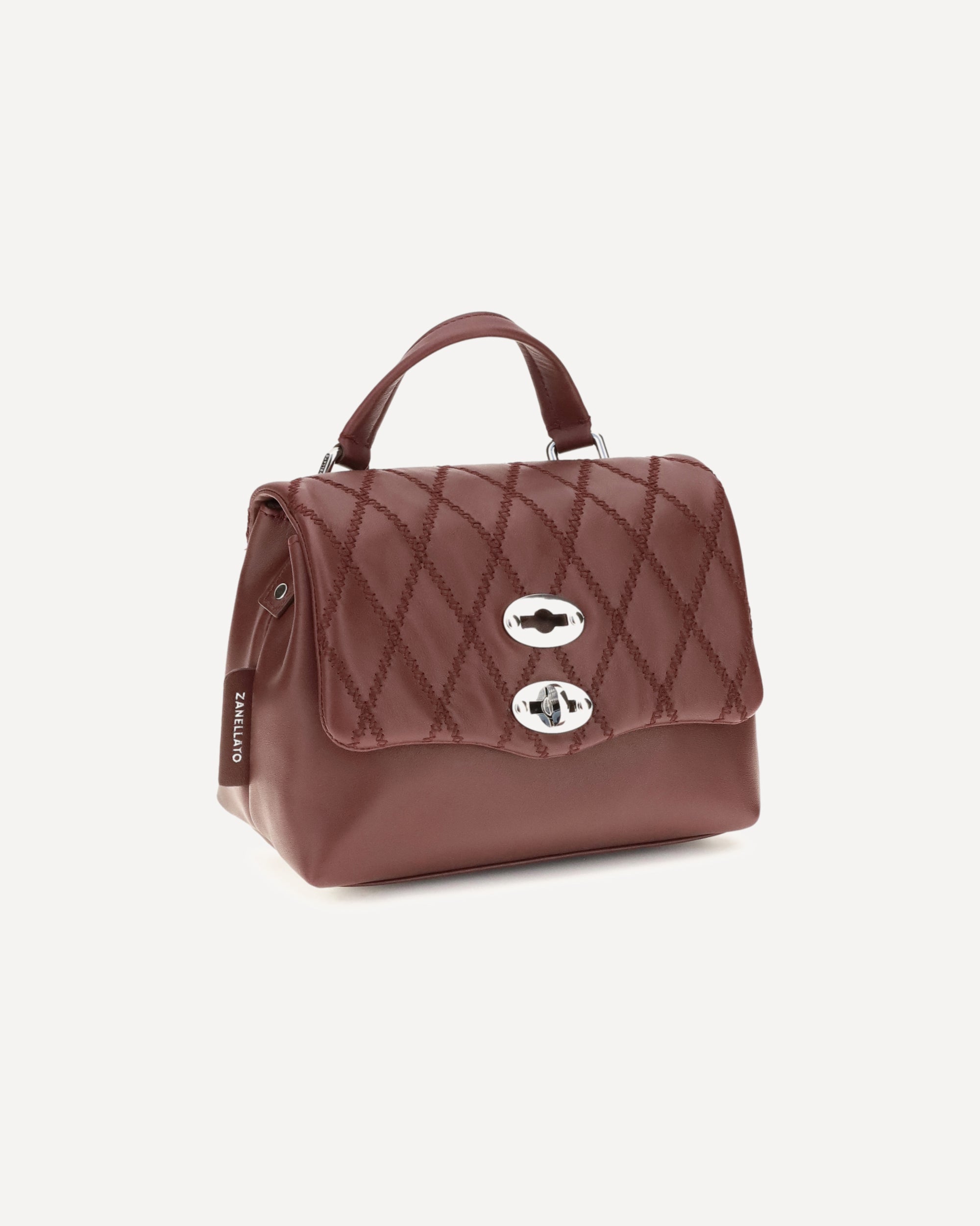 Zanellato Mini Postina Tramè Leather Top Handle Bag