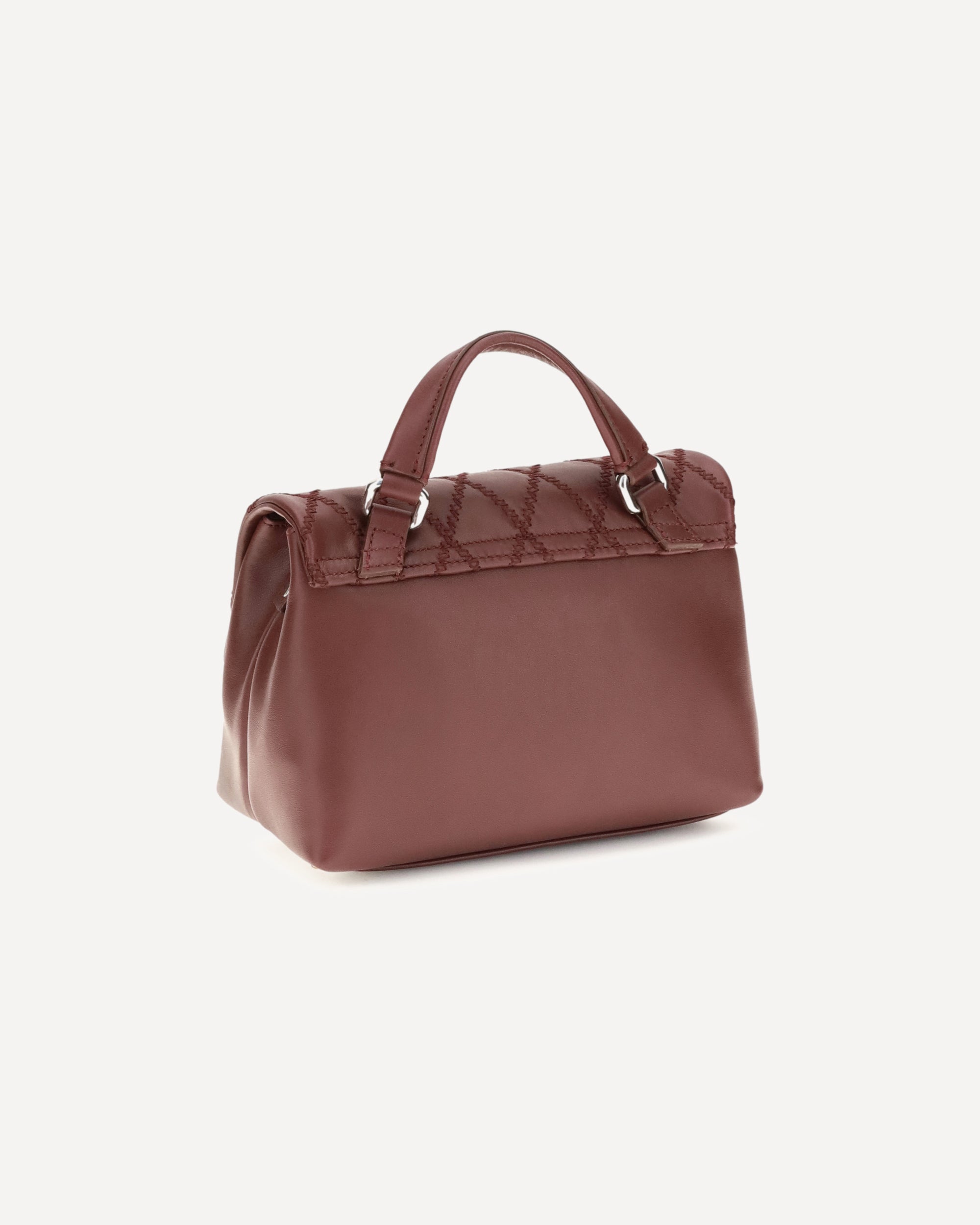 Zanellato Mini Postina Tramè Leather Top Handle Bag
