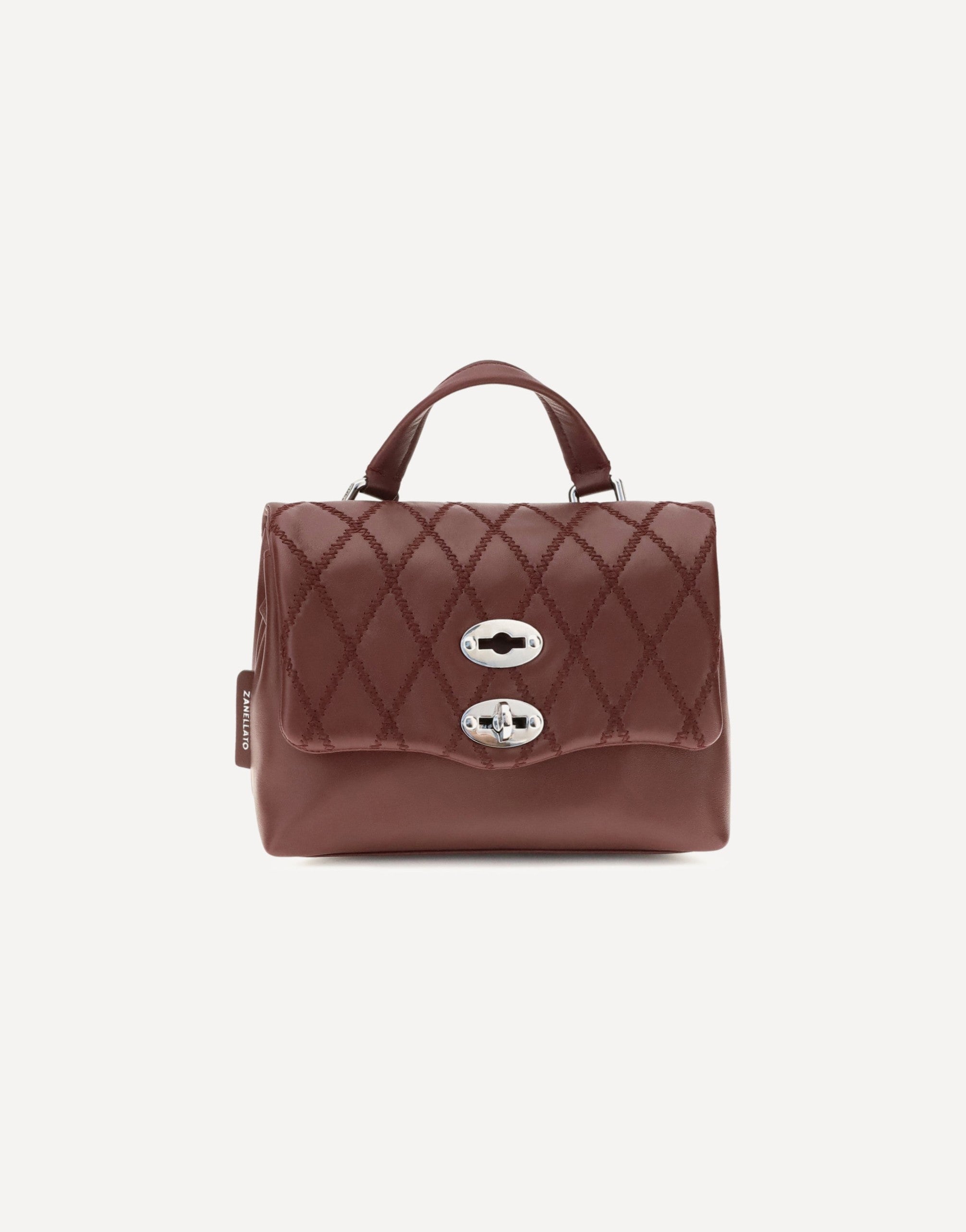 Zanellato Mini Postina Tramè Leather Top Handle Bag
