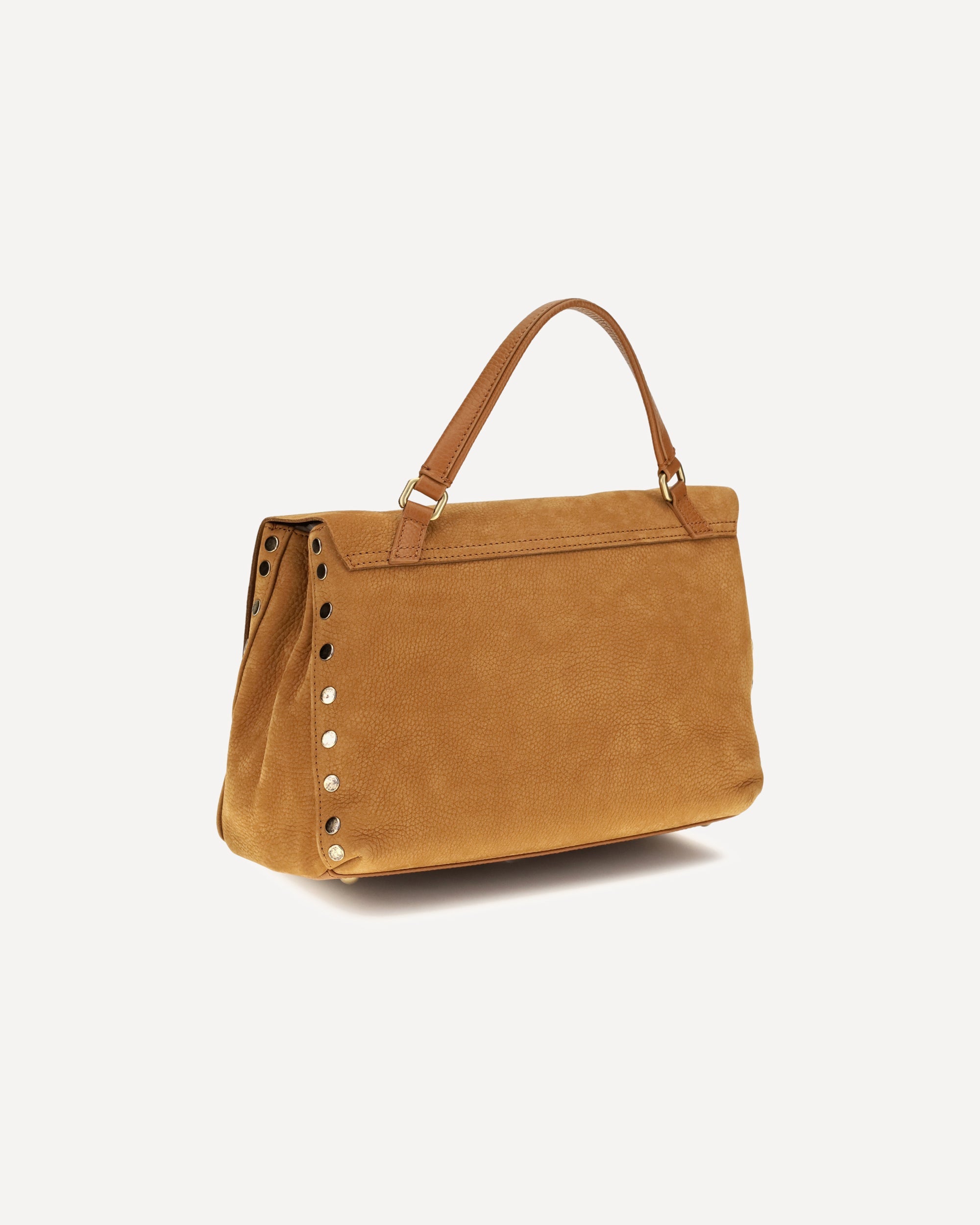 Zanellato Postina Jones Suede Top Handle Bag | Sendegaro FR