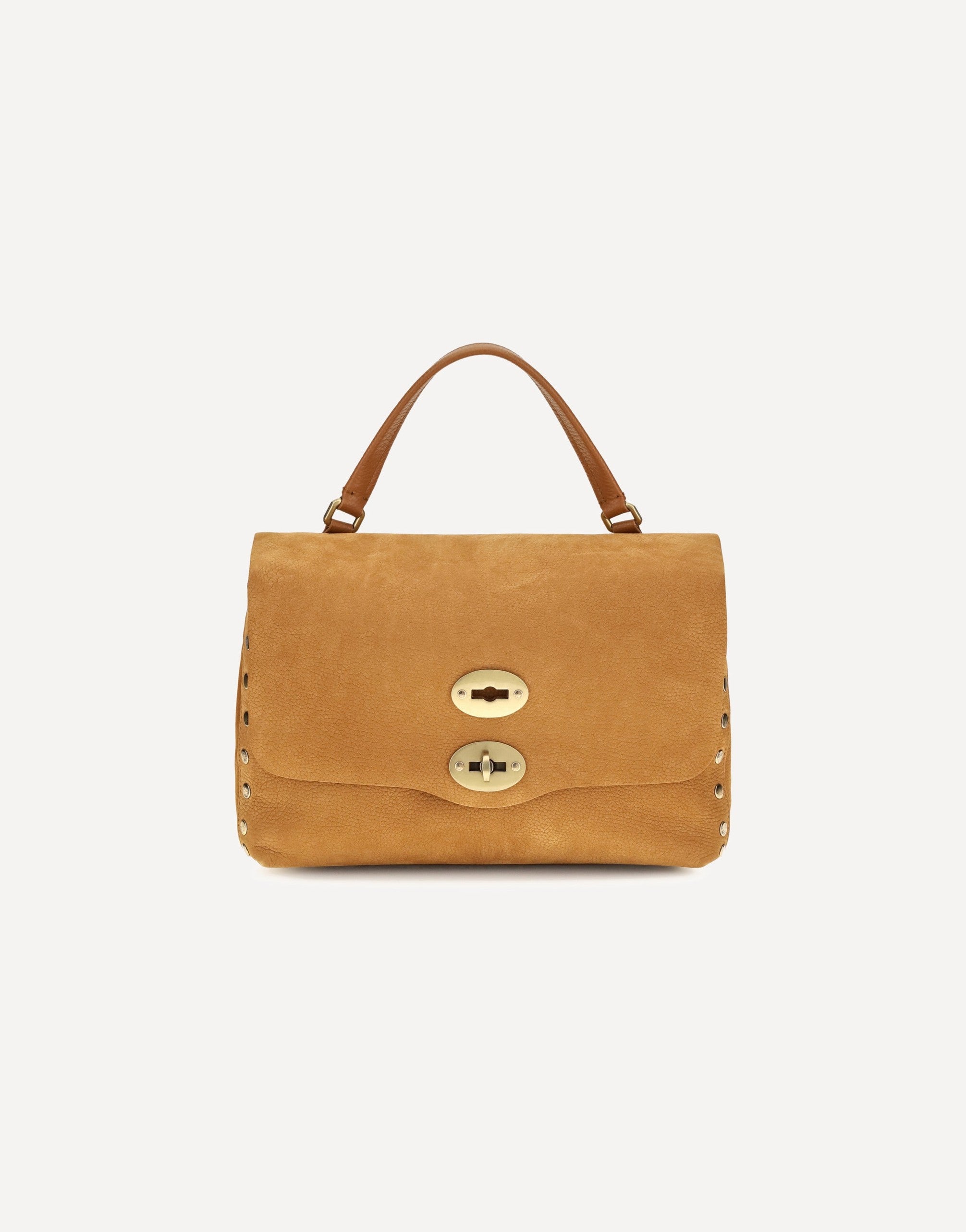 Zanellato Postina Jones Suede Top Handle Bag | Sendegaro FR