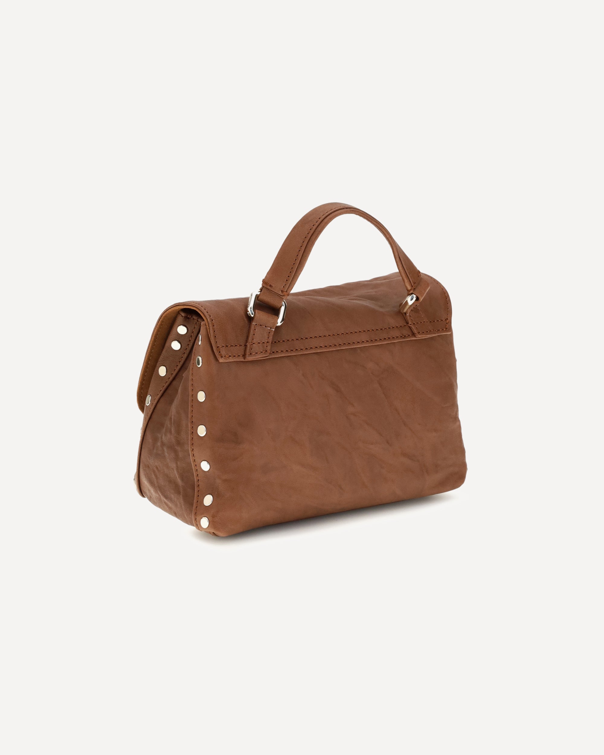 Zanellato Postina Officina Henkeltasche aus Veloursleder