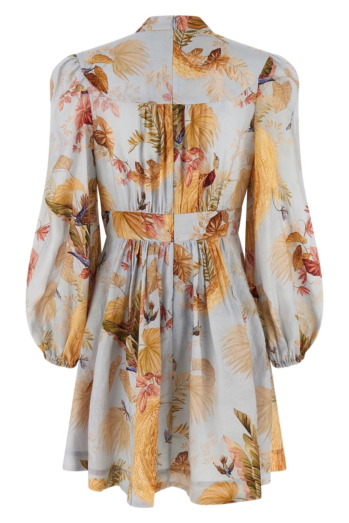 Zimmermann Zimmermann Acension Plunge Linen Mini Dress