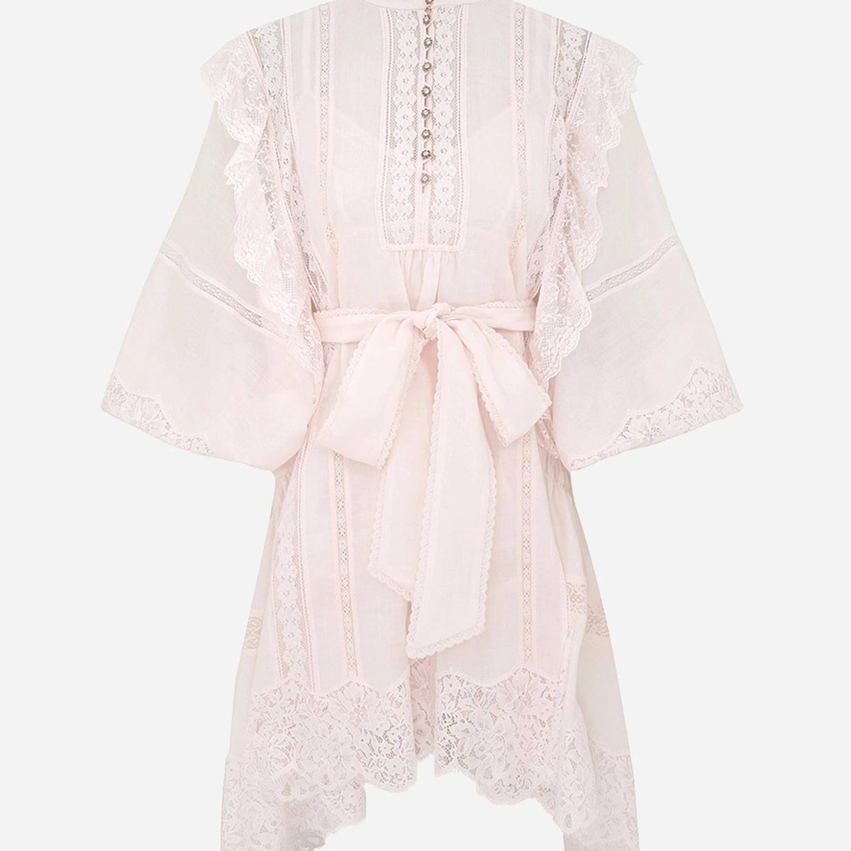 Zimmermann Crush Lace Billow Mini Dress | Sendegaro