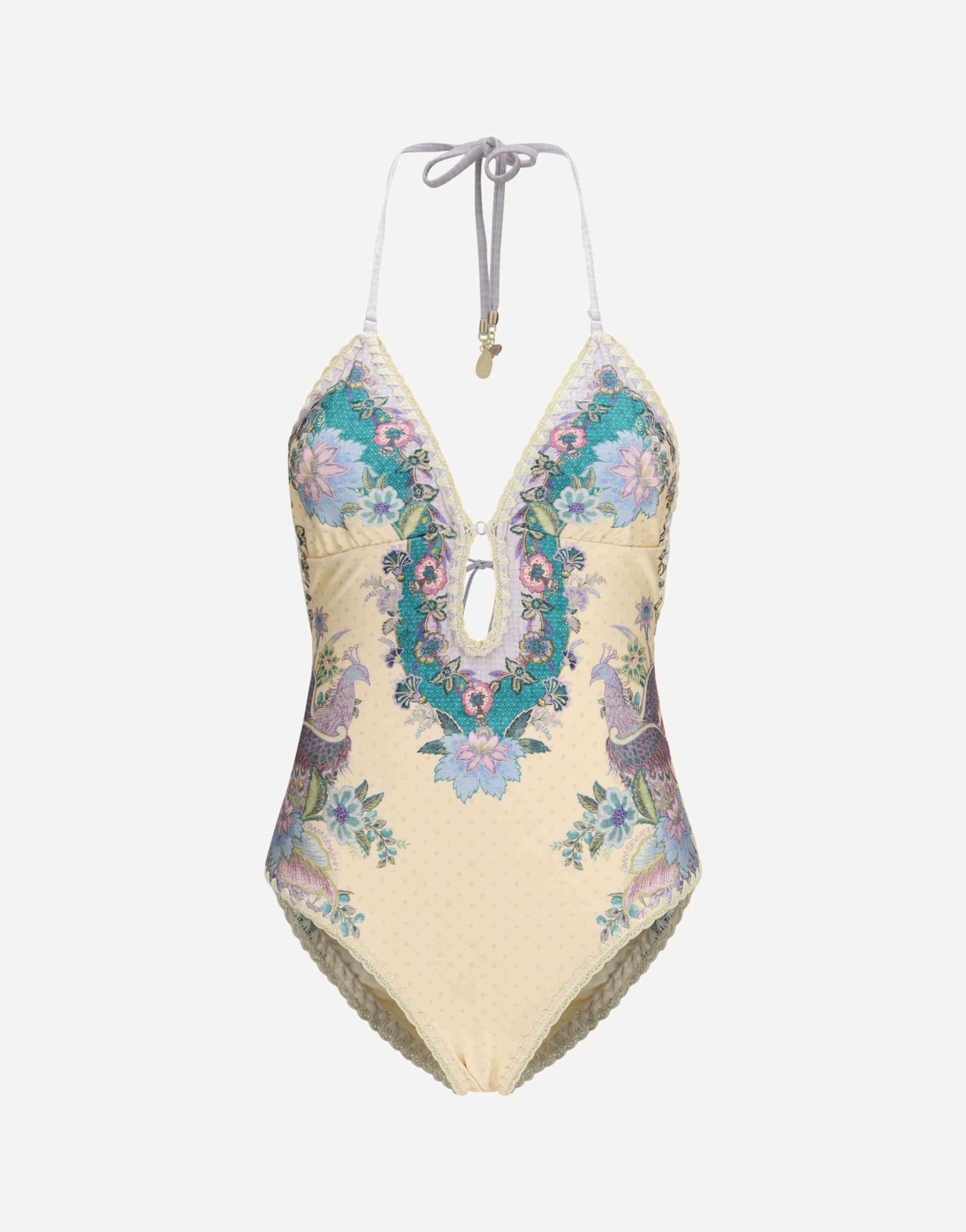 ZIMMERMANN ワンピース 水着 Zimmermann インドラ かぎ針編みディテール ワンピース水着 | Sendegaro JP