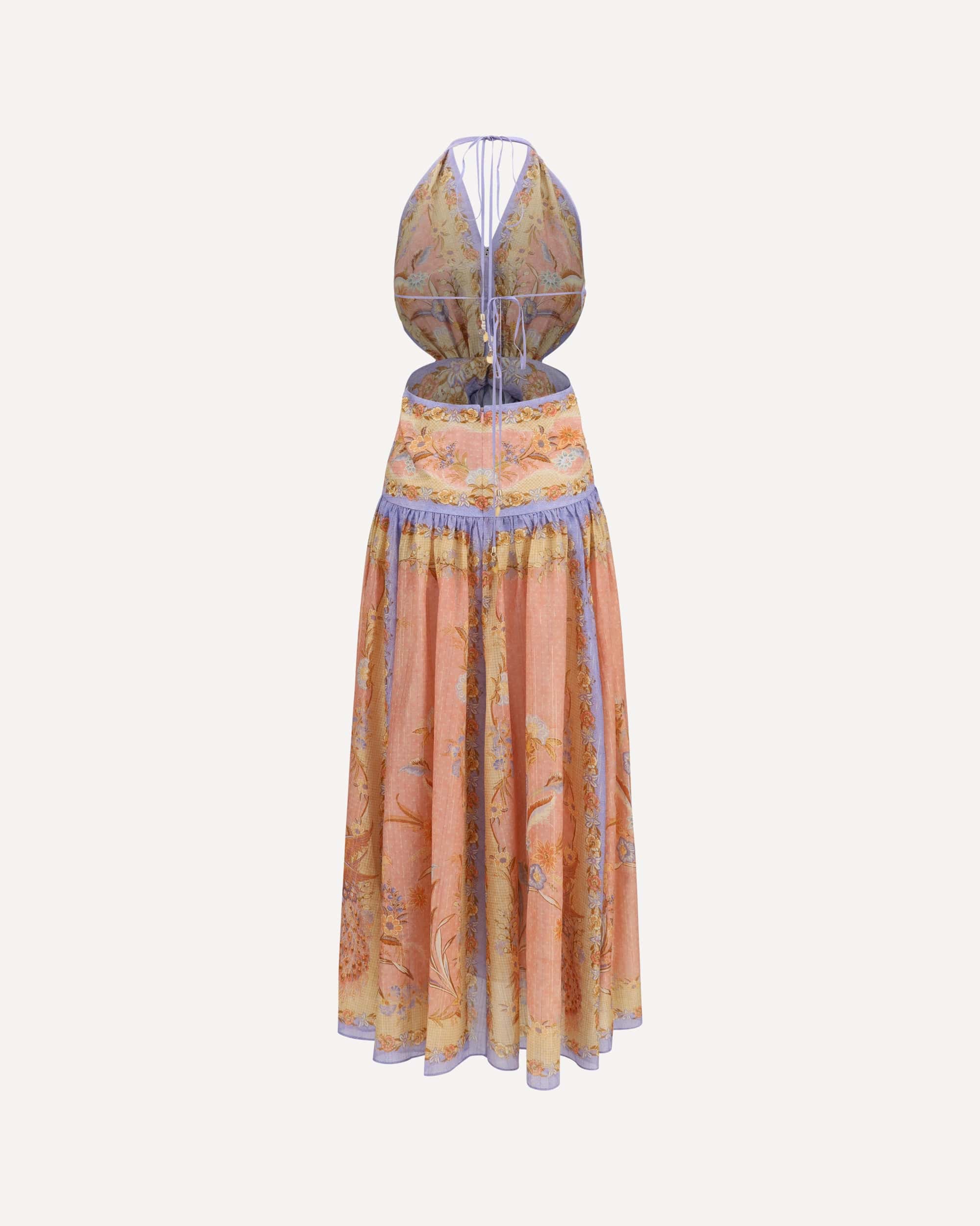 Zimmermann Zimmermann Indra Halterneck Maxi Dress