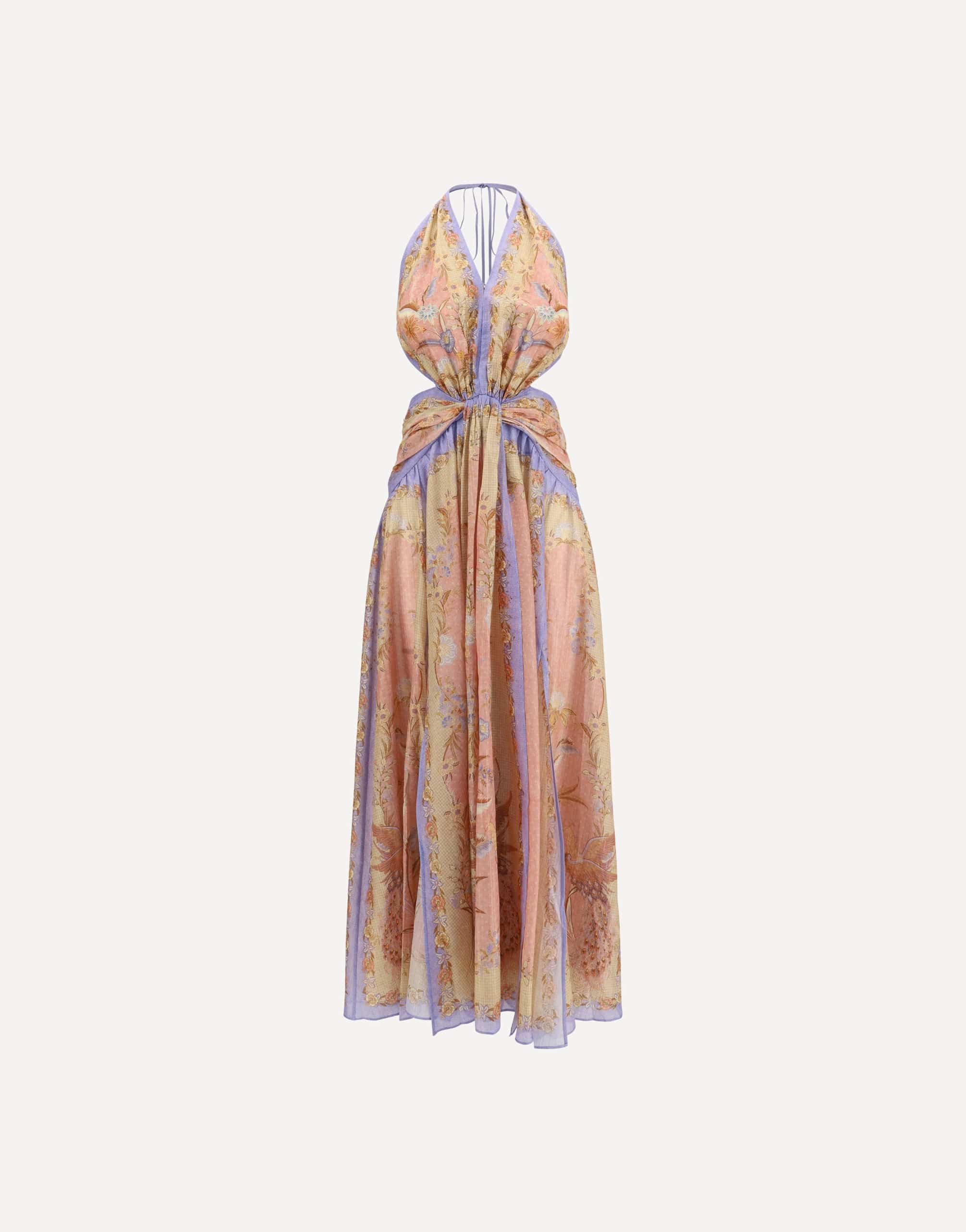 Zimmermann Zimmermann Indra Halterneck Maxi Dress