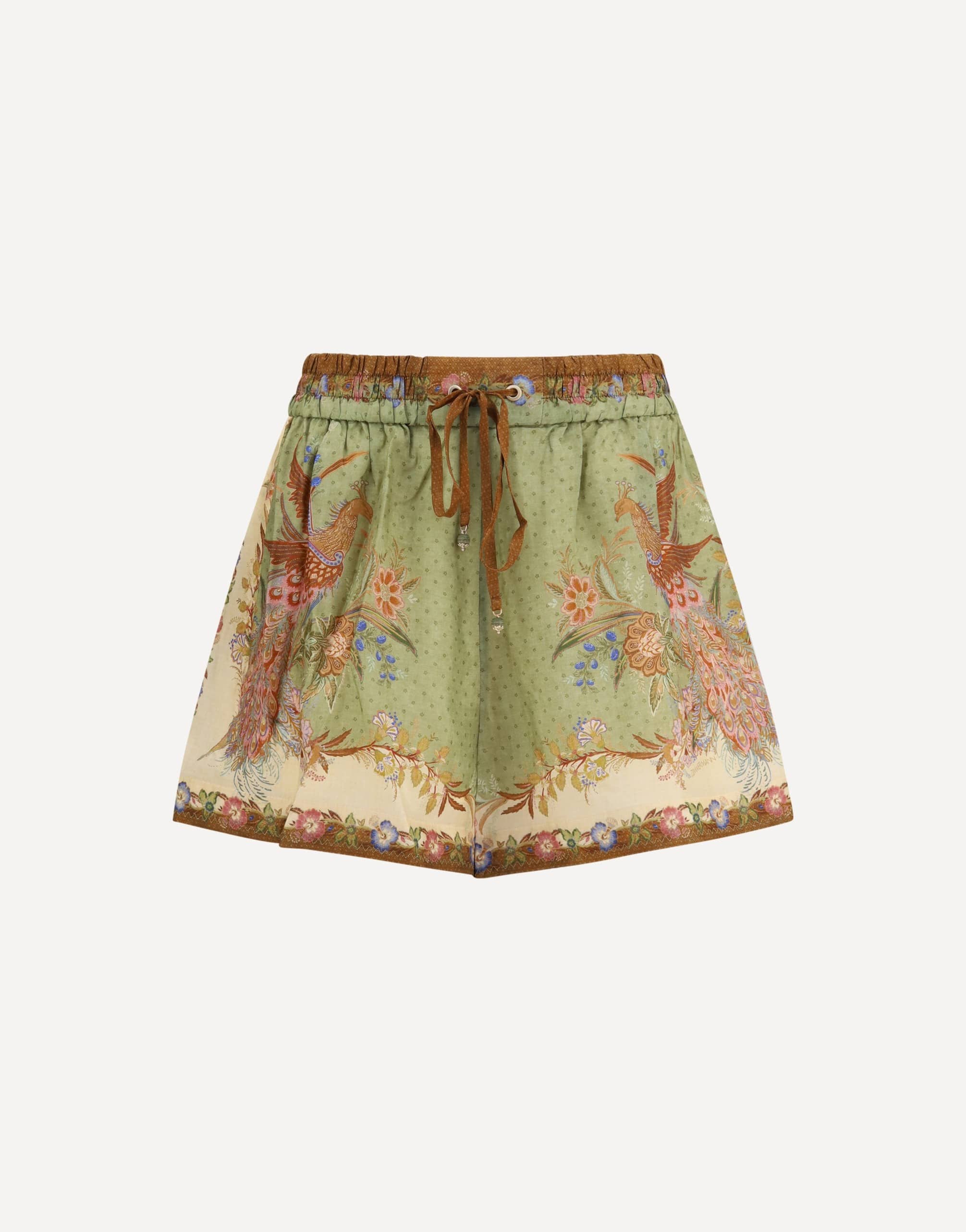 Zimmermann Zimmermann Indra Silk Drawstring Shorts