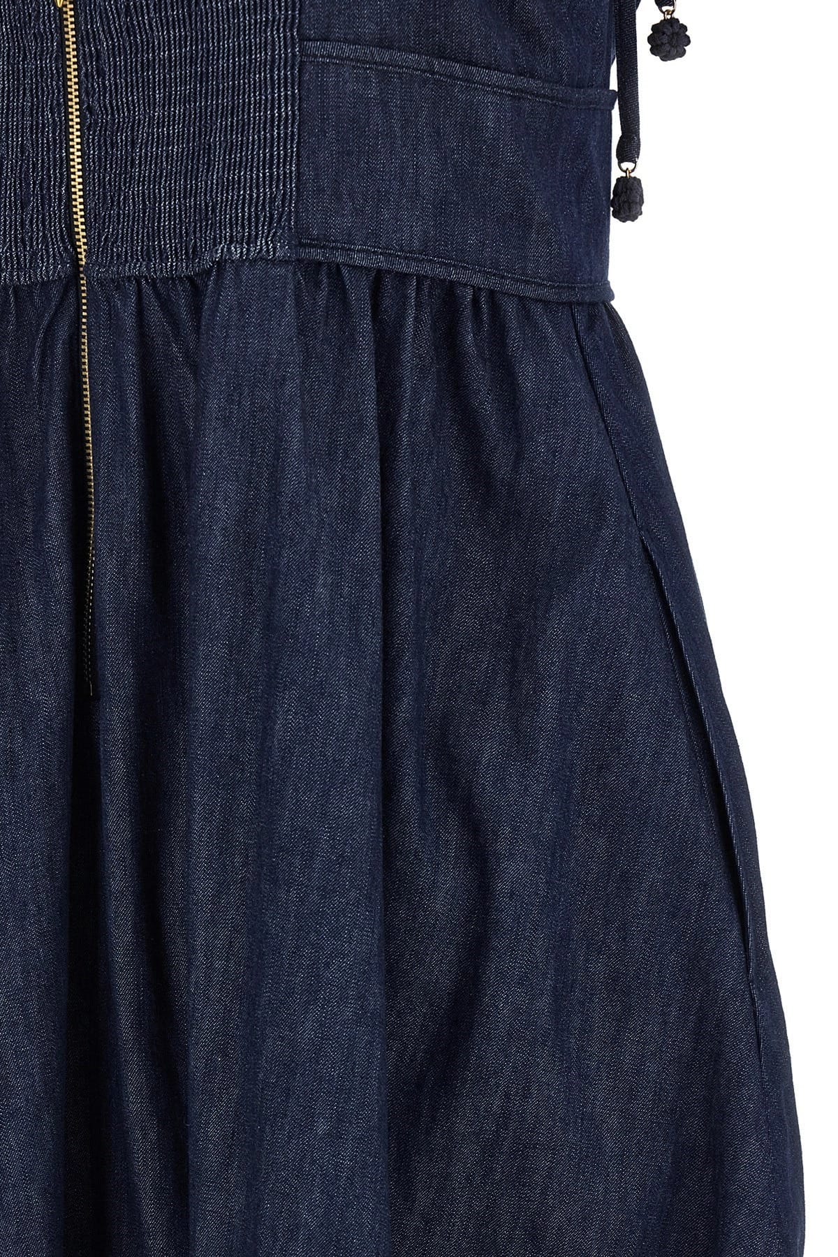 Zimmermann Zimmermann Mahon Cotton Denim Midi Dress