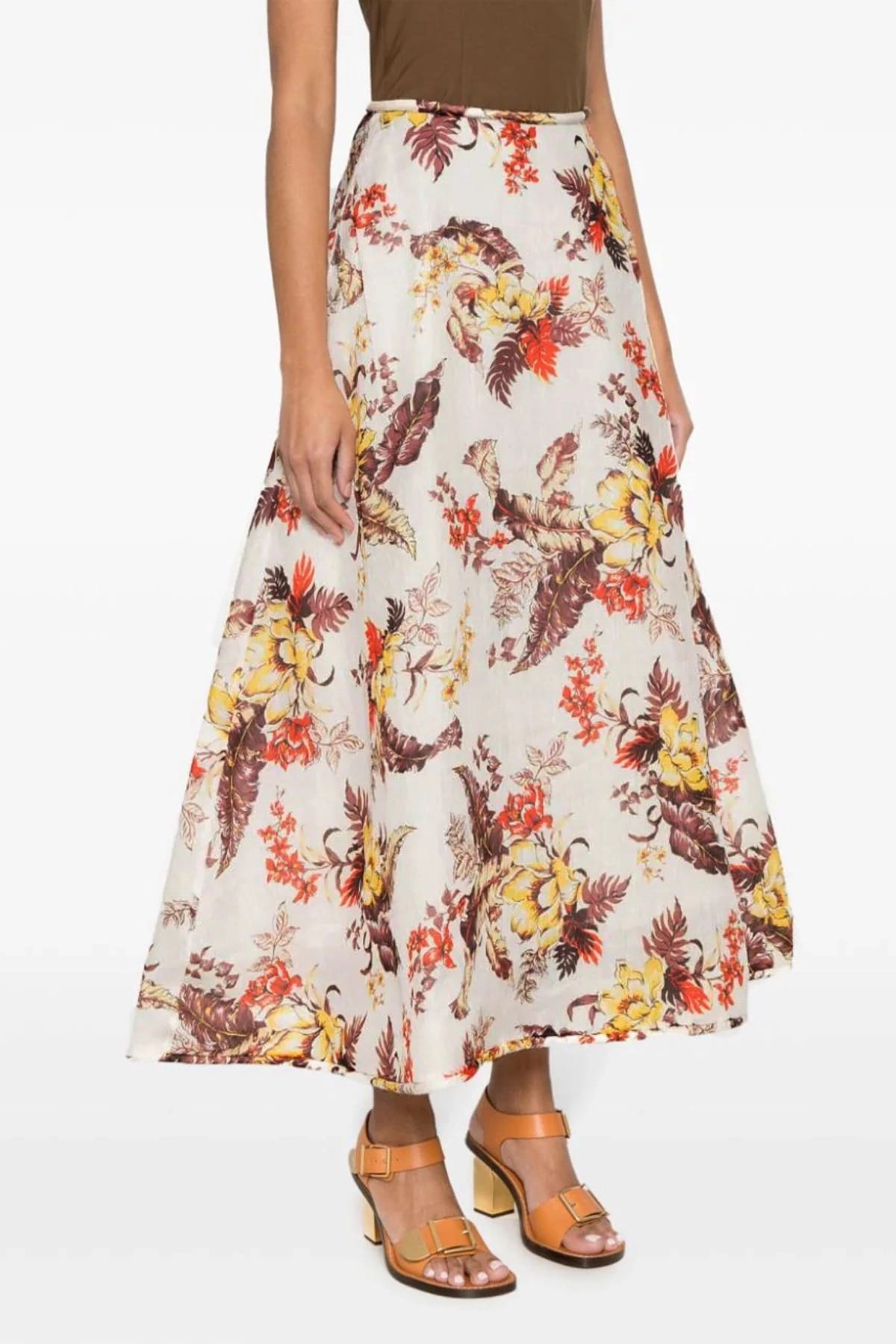 Zimmermann Matchmaker Floral Flare Skirt - alternate view
