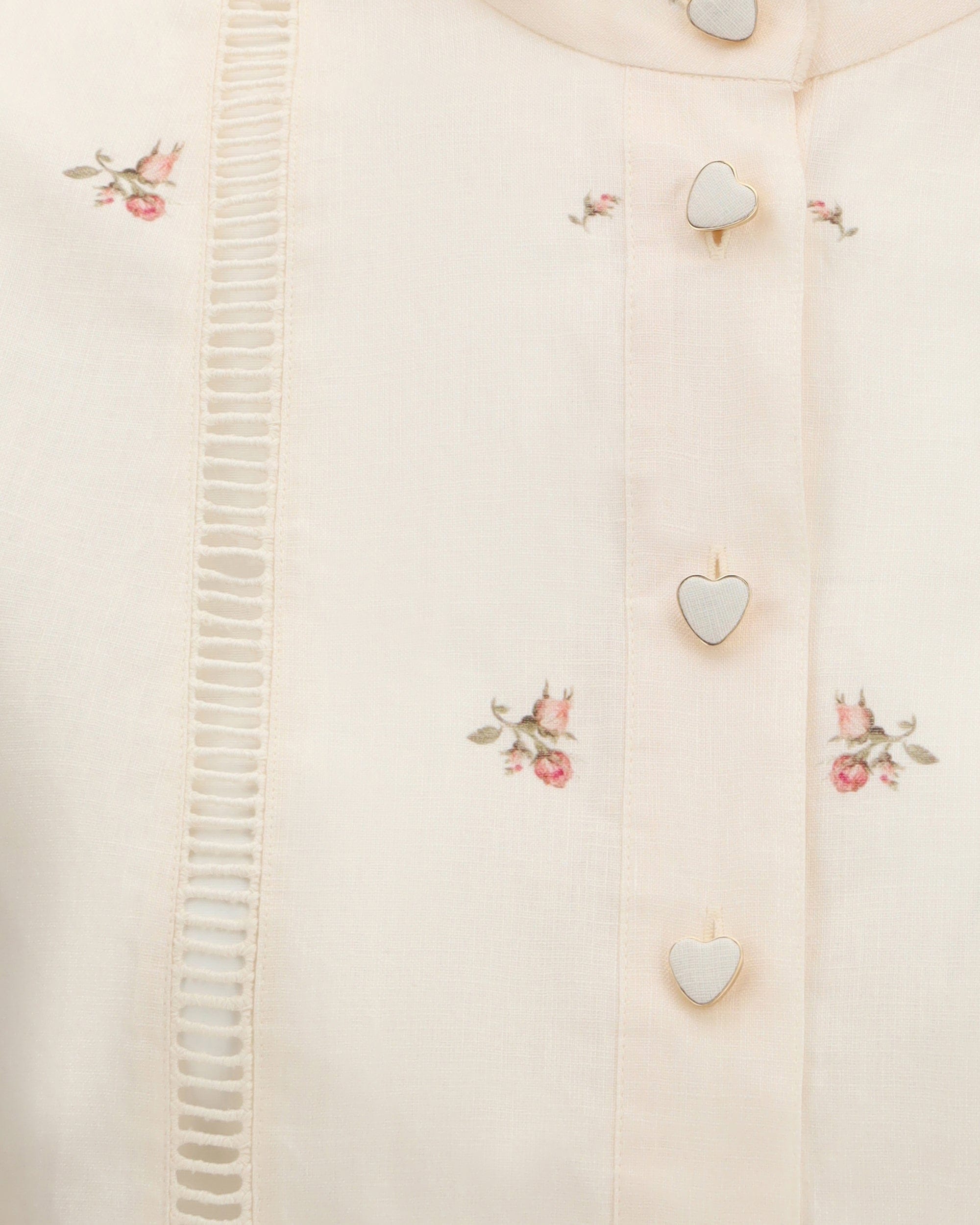 Zimmermann Patience Floral Linen Shirt