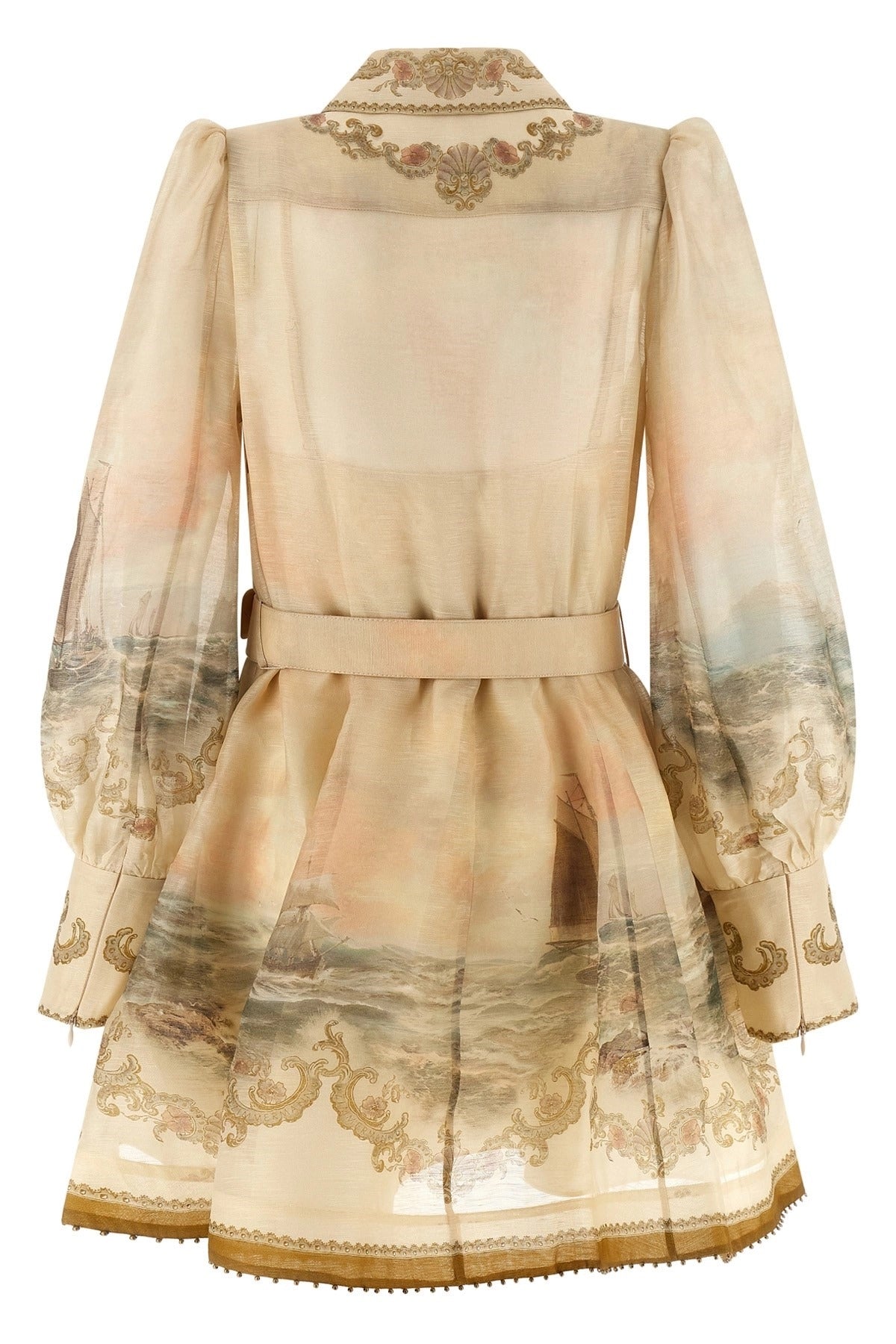 Vestido mini Rebellion Marine de Zimmermann