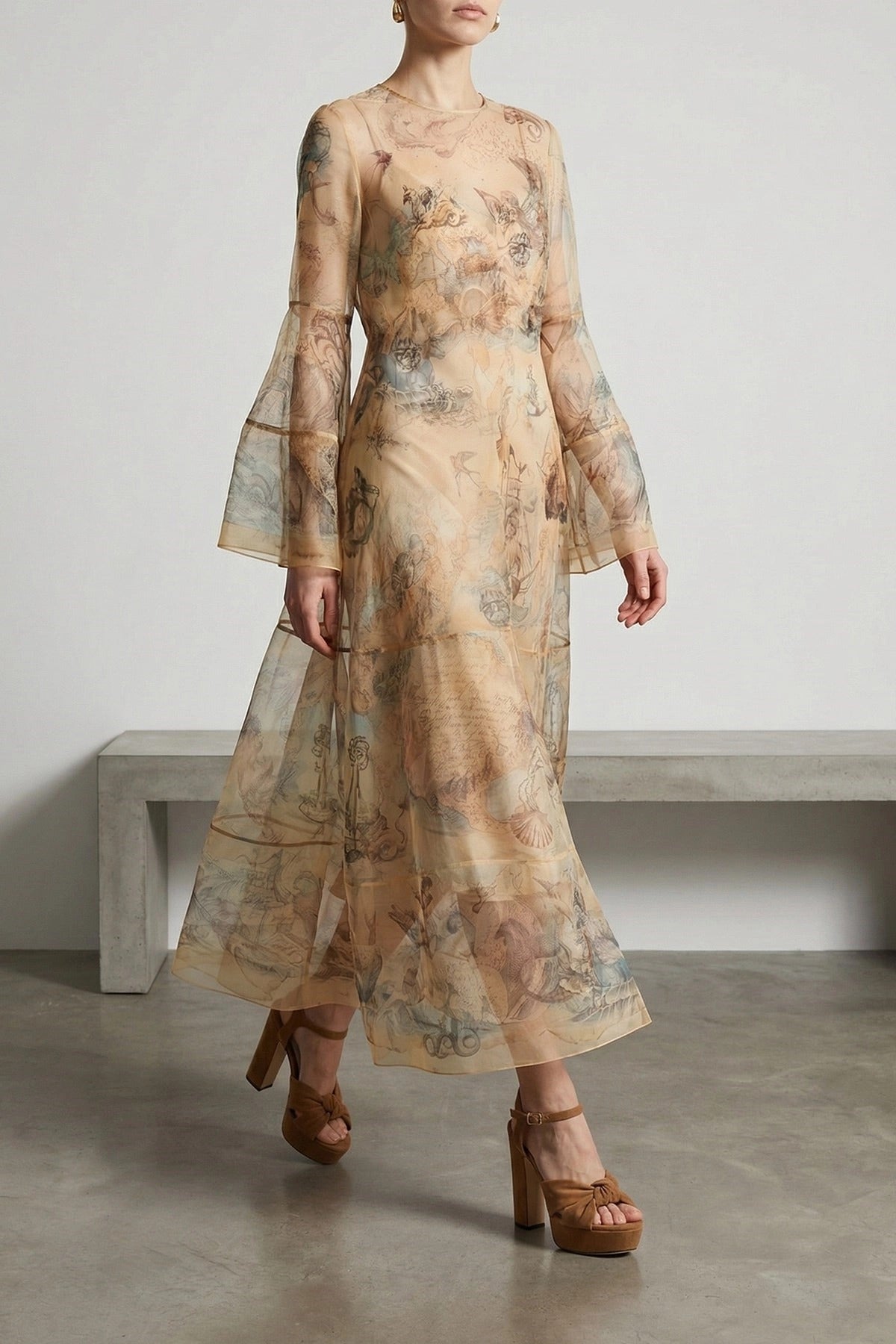 Zimmermann فستان ريبيليون الحريري - alternate view