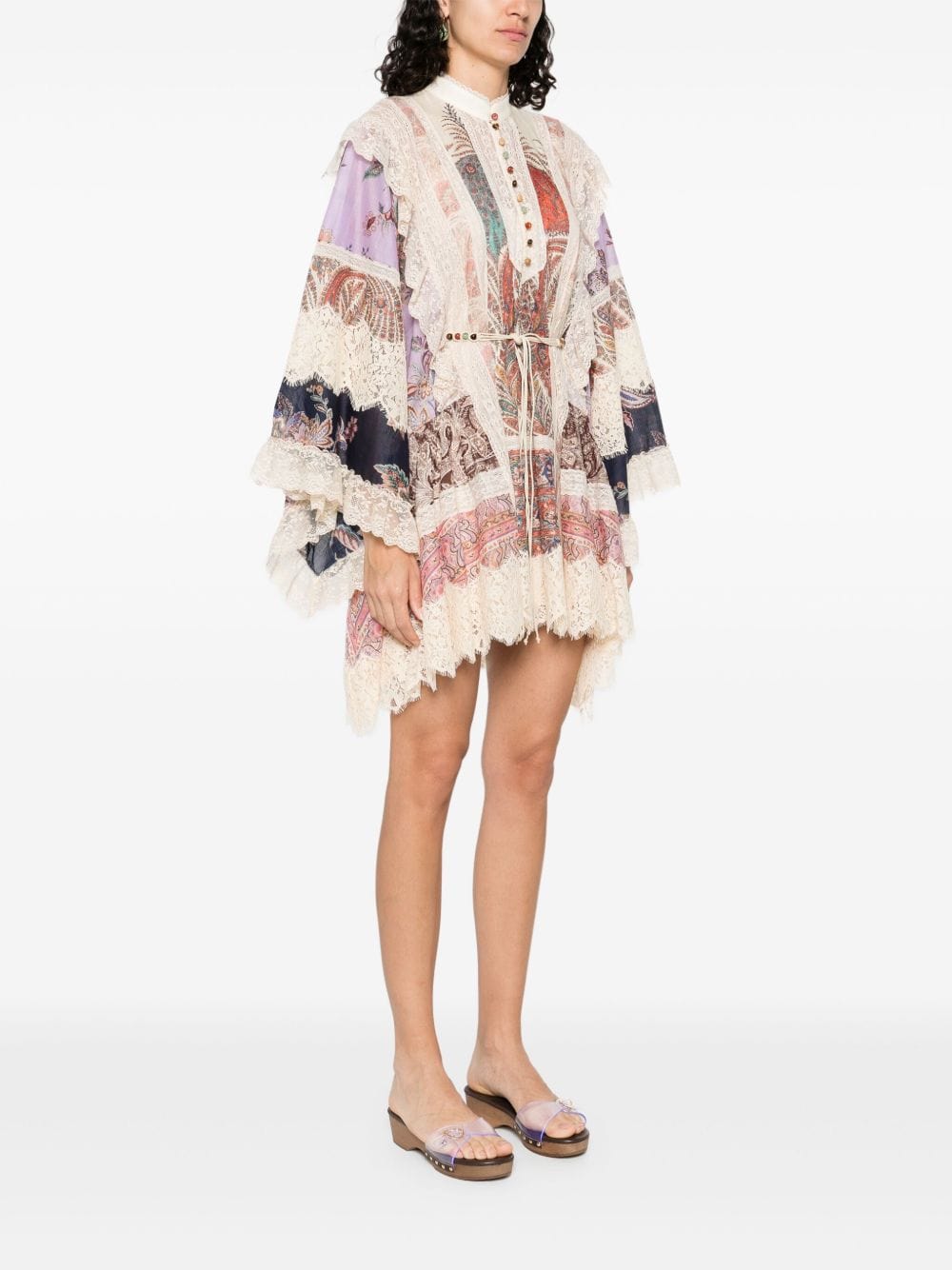 Mini Dress Zimmermann Dresses On Sale ZIMMERMANN Tiered Floral