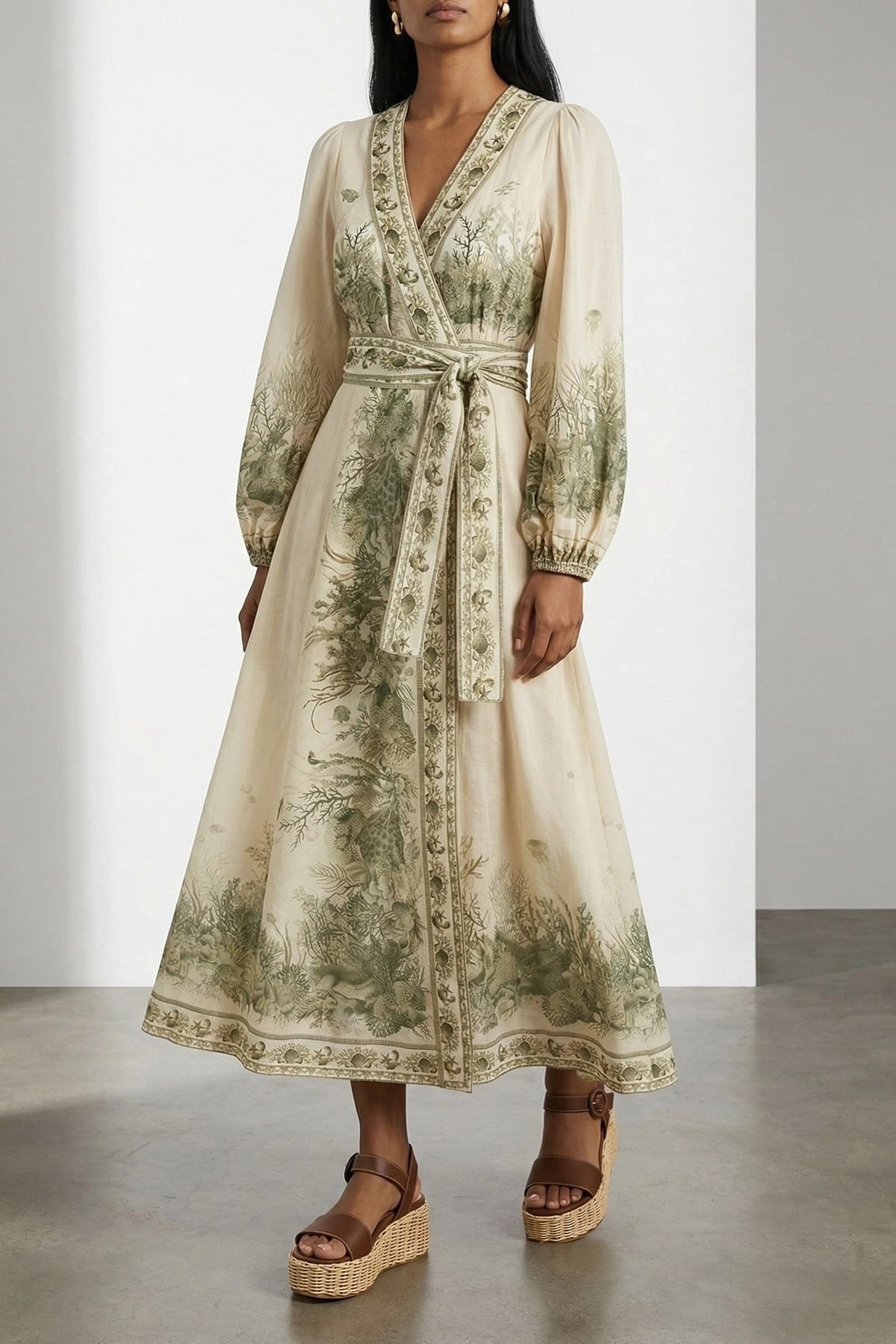 Zimmermann Vestido midi cruzado Wanderlust - alternate view