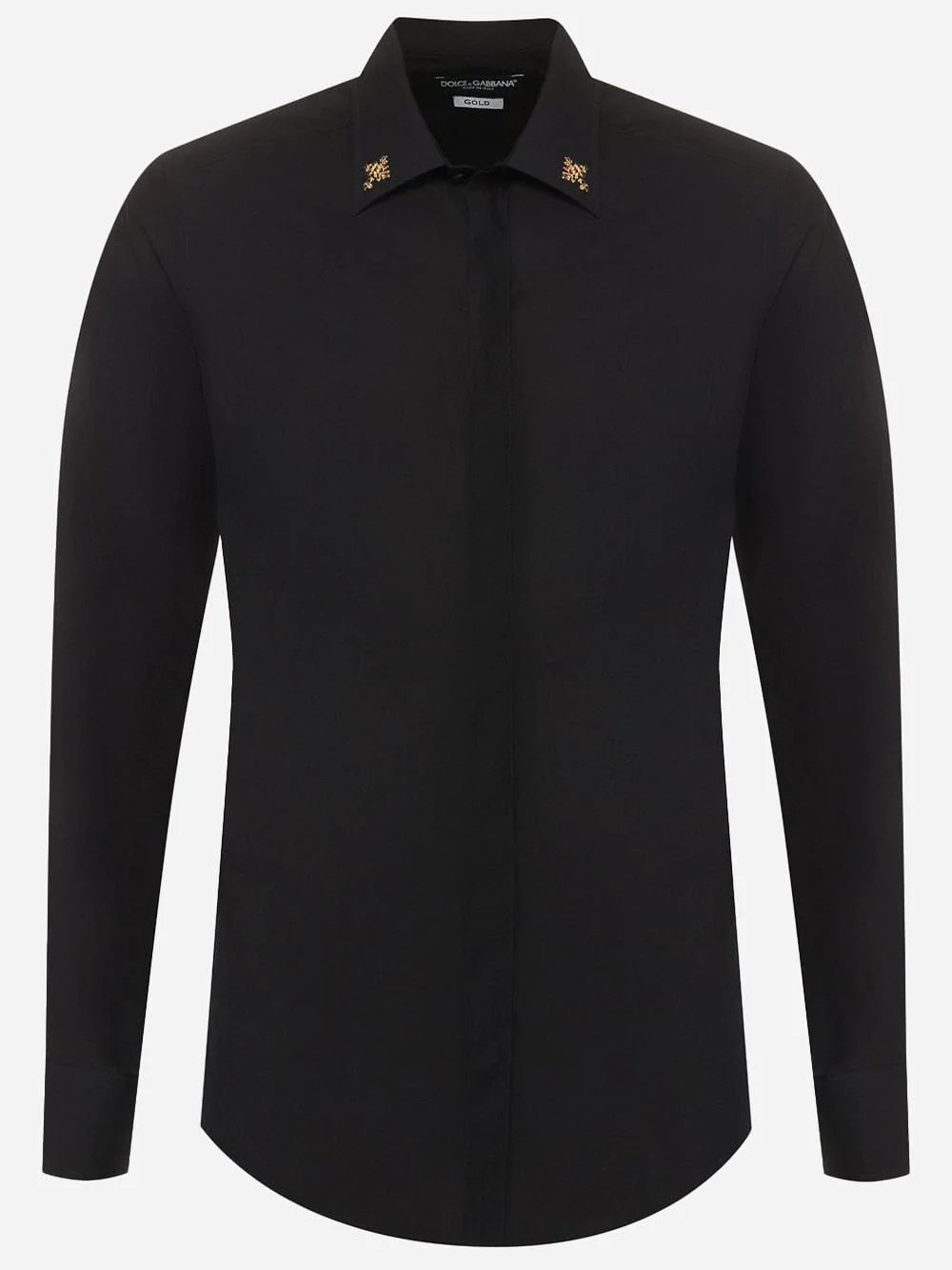 Dolce & Gabbana Cross Appliqué Cotton Shirt
