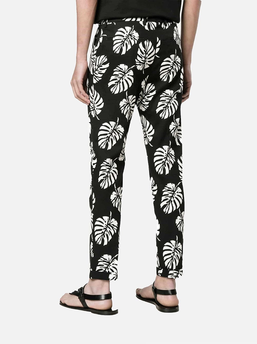 Dolce & Gabbana All-Over Leaf Print Trousers