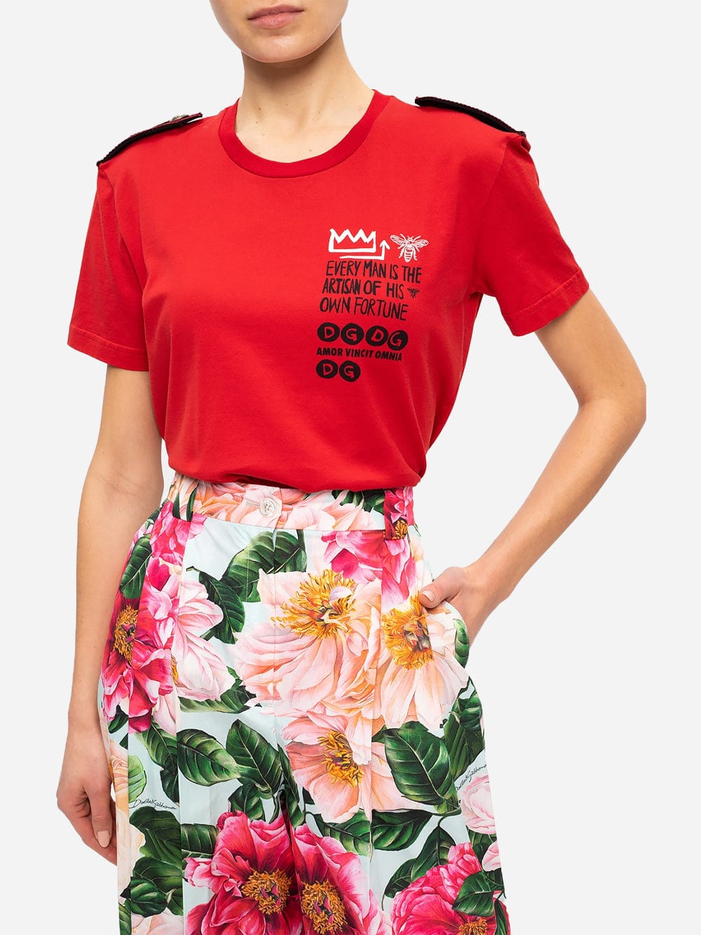 Dolce & Gabbana Amor Vincit Omnia Crewneck T-shirt