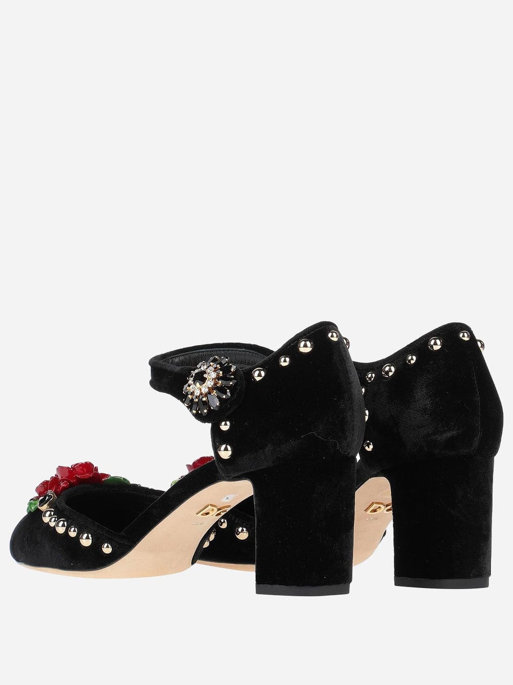 Dolce & Gabbana Ankle Strap Embellished Sandals