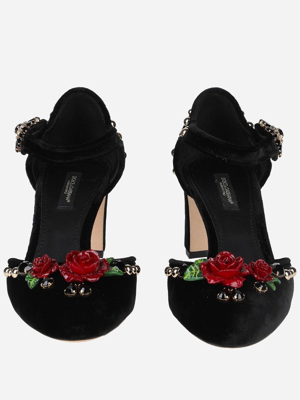 Dolce & Gabbana Ankle Strap Embellished Sandals