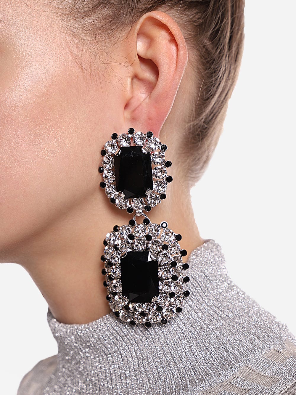 Dolce & Gabbana Appliqued Clip-On Earrings