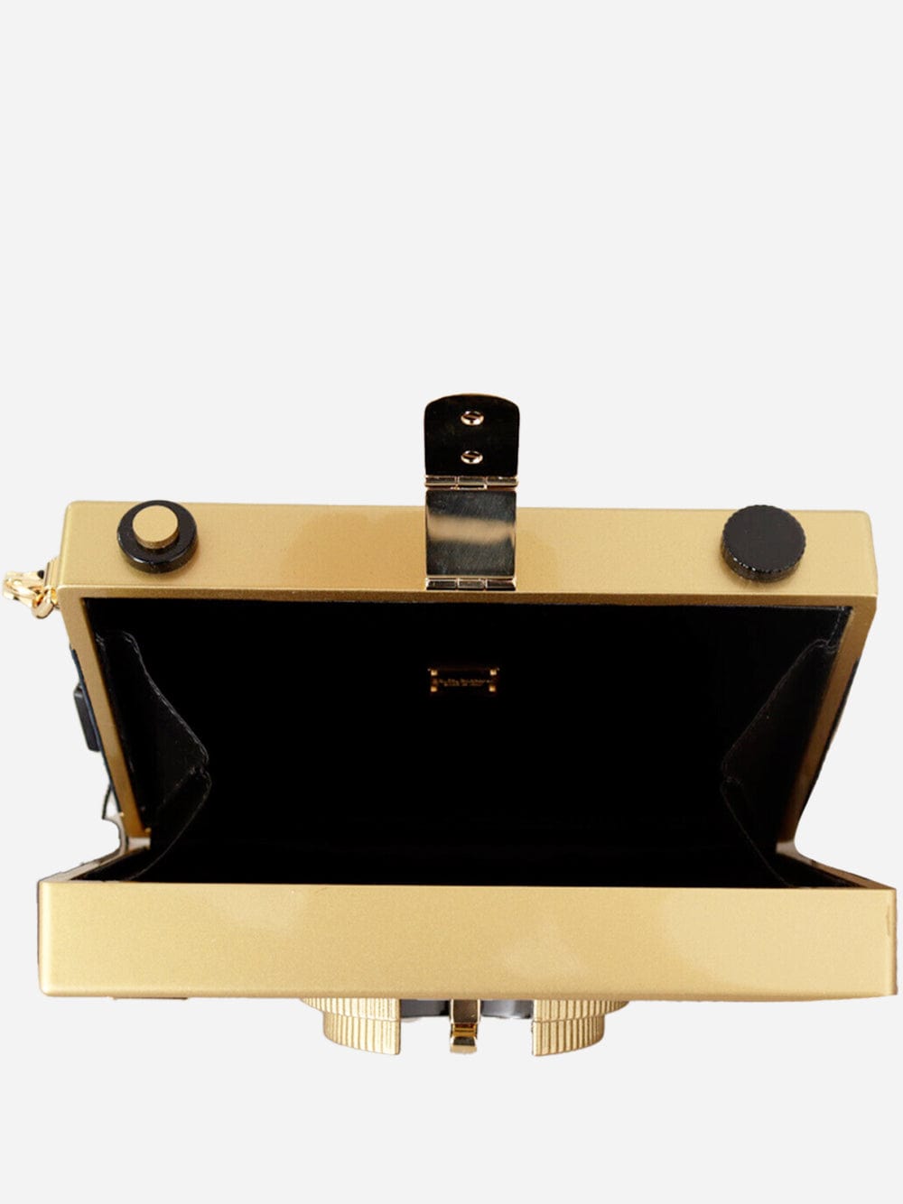 Dolce & Gabbana Ayers Padlock Camera Clutch Bag