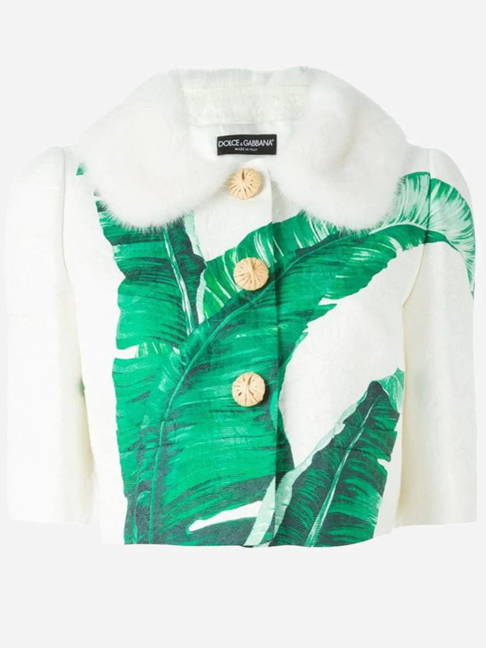 Dolce & Gabbana Banana Leaf Print Jacket
