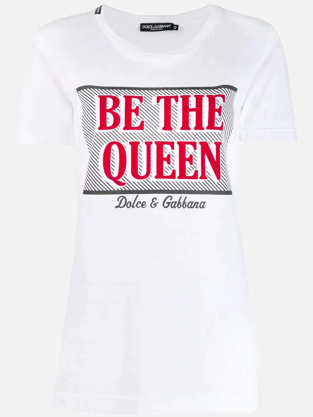 Dolce & Gabbana BE THE QUEEN Print T-Shirt