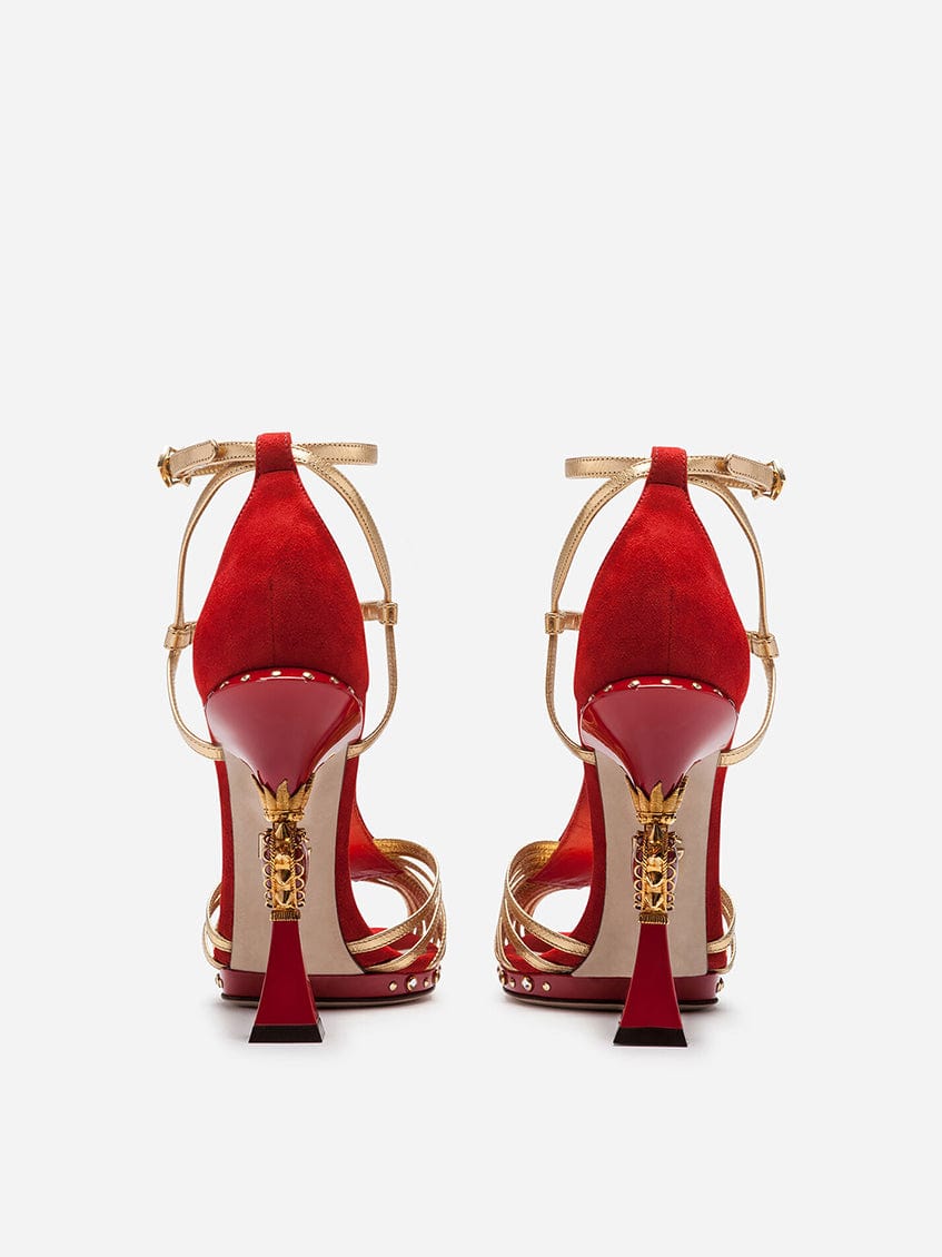 Dolce & Gabbana Bette Sculpted Heel Sandals