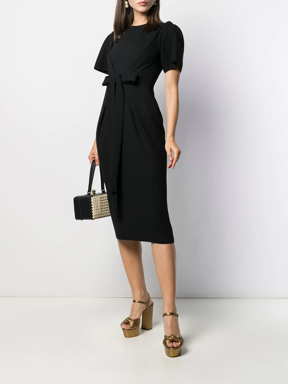 Dolce & Gabbana Bow Detail Midi Dress