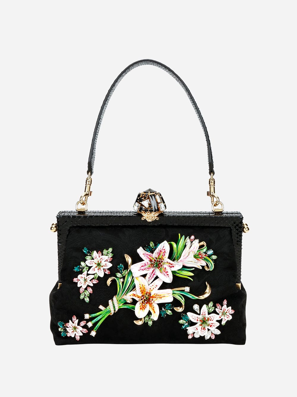 Dolce & Gabbana Brocade With Embroidery Vanda Bag