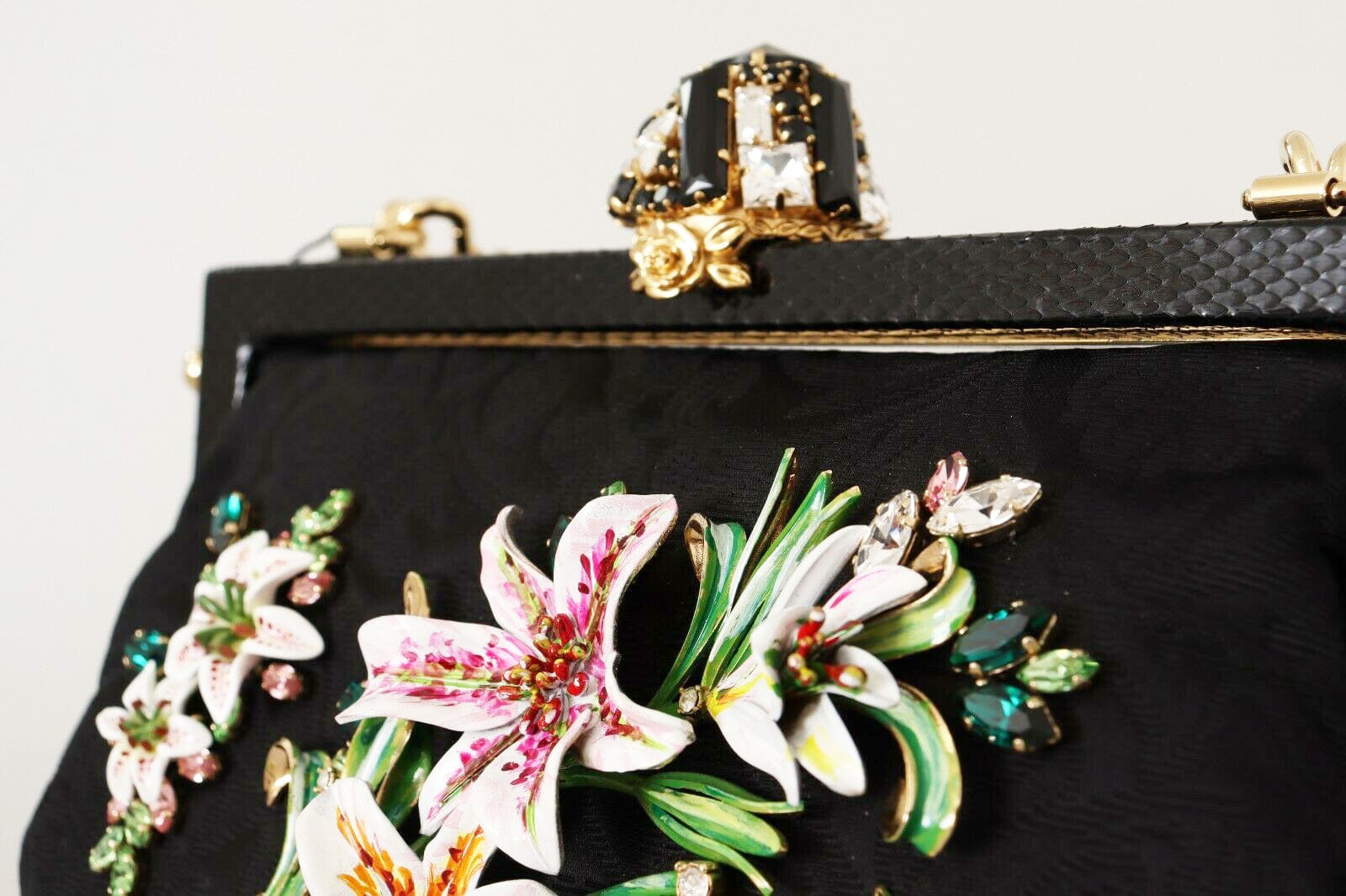 Dolce & Gabbana Brocade With Embroidery Vanda Bag