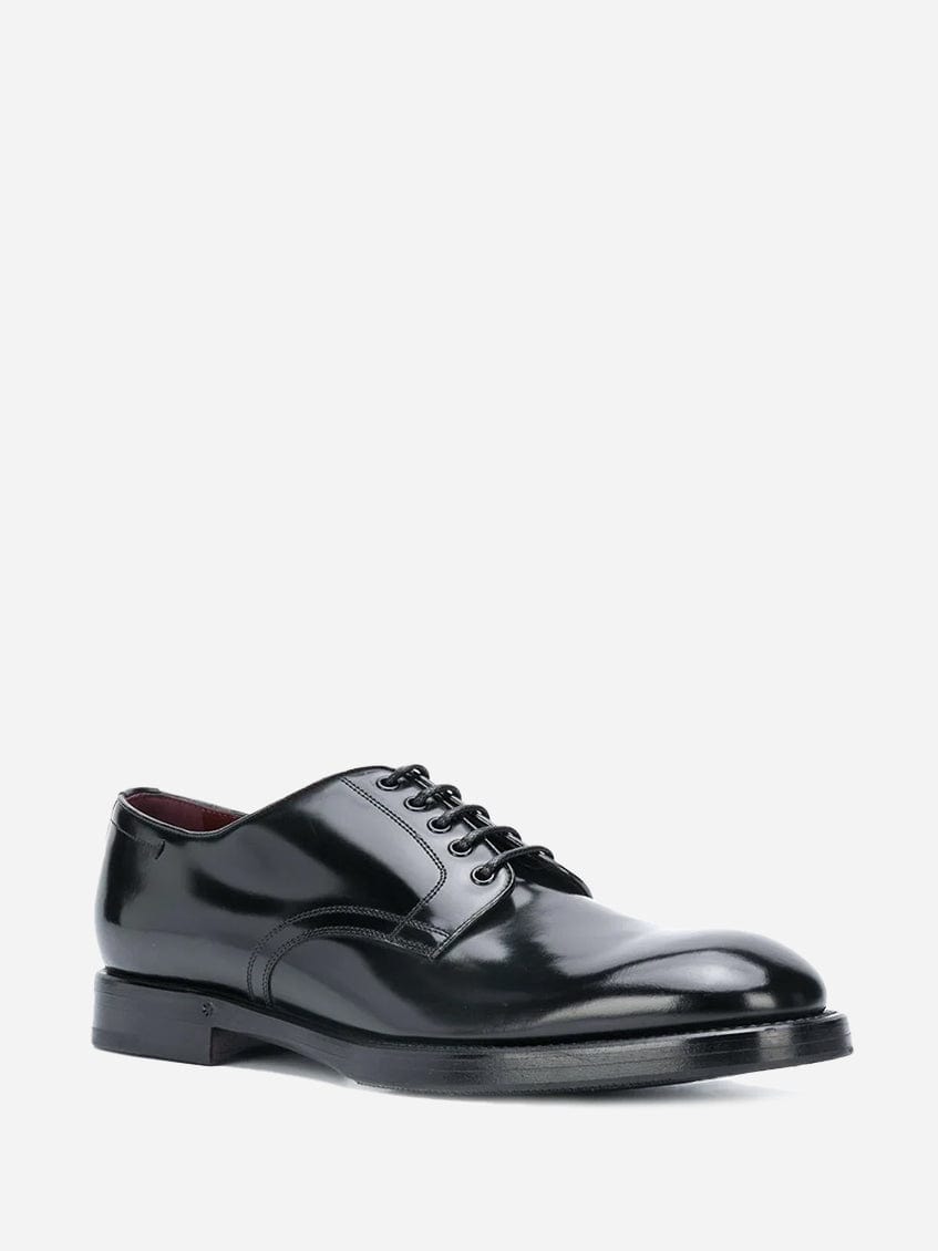 Dolce & Gabbana Brushed Leather Derby Shoes