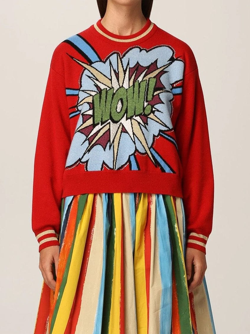 Dolce & Gabbana Cartoon-Print Sweater