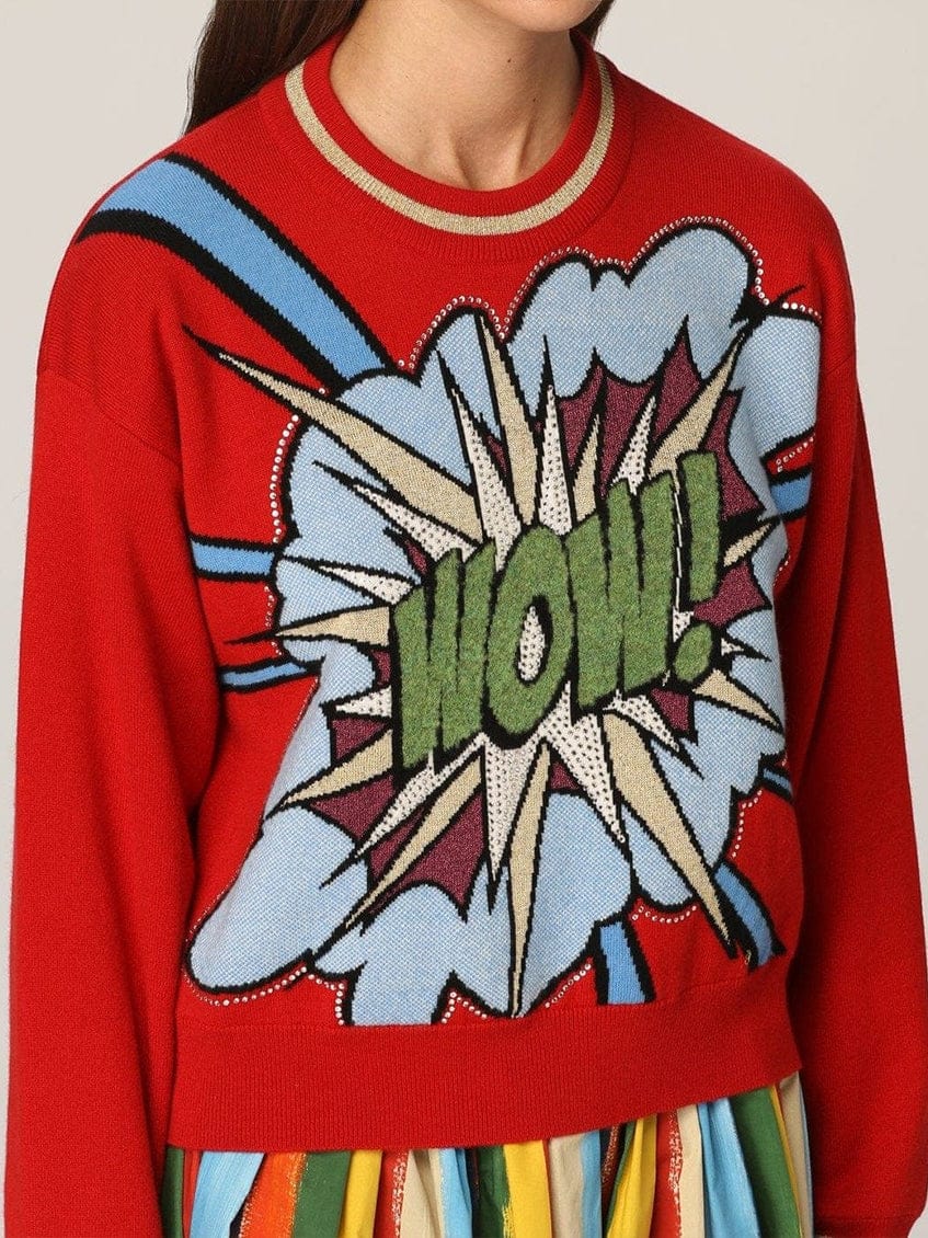 Dolce & Gabbana Cartoon-Print Sweater