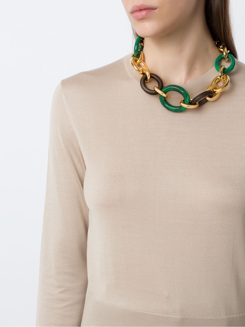 Dolce & Gabbana Chain-Link Statement Necklace