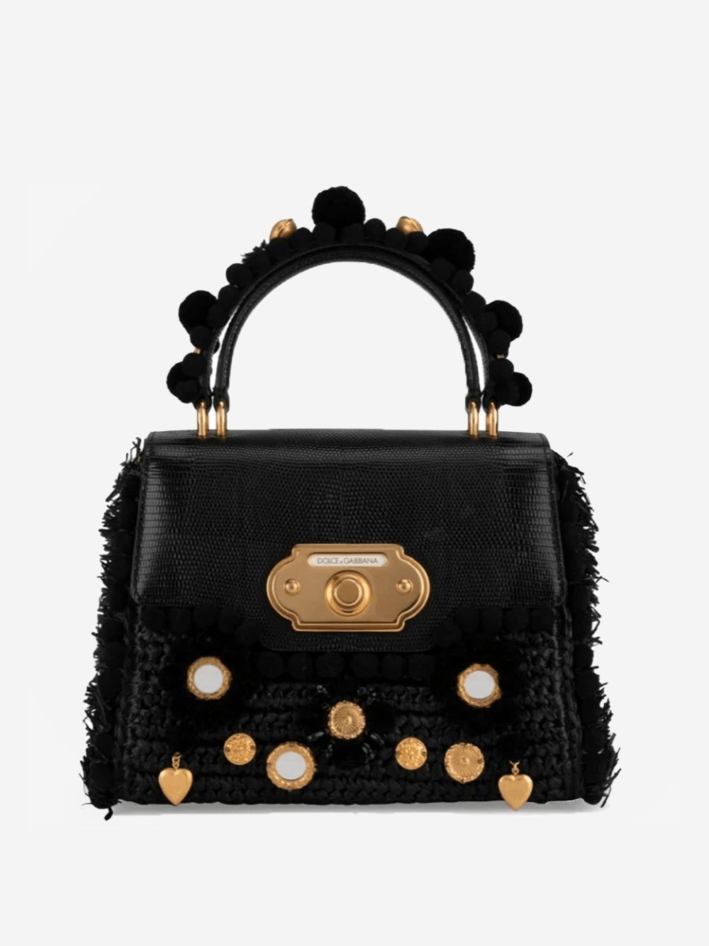 Dolce & Gabbana Charm Embellished Welcome Tote Bag
